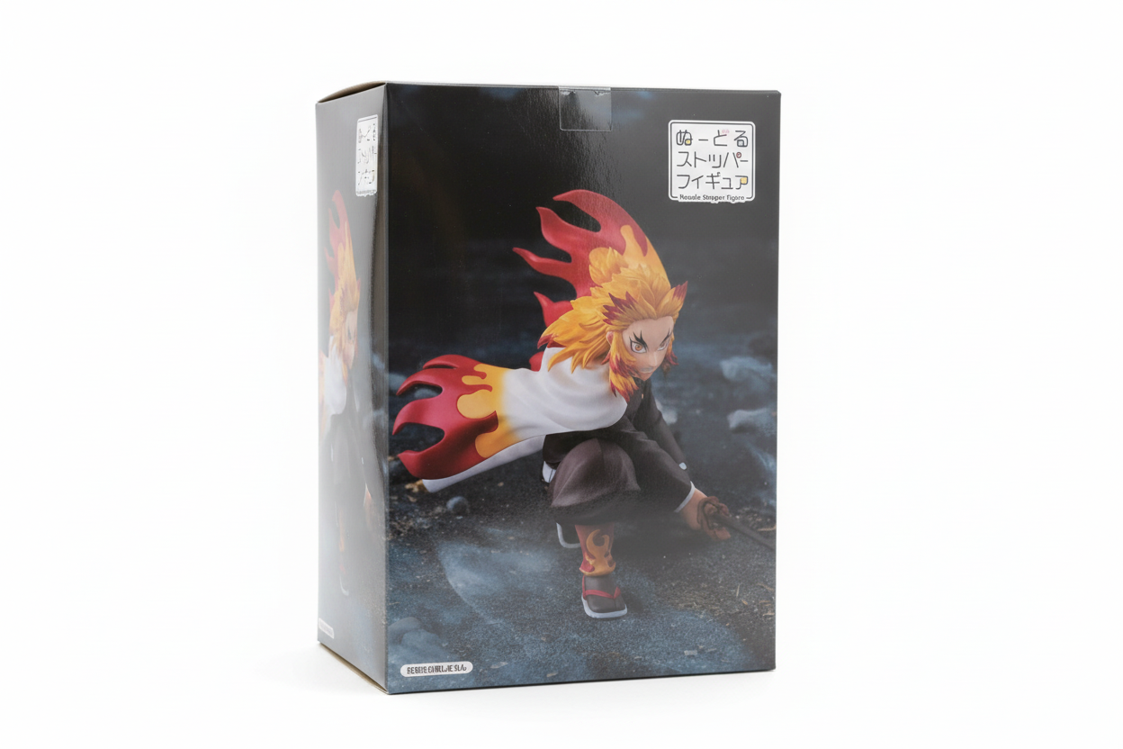 Demon Slayer Kyojuro Rengoku Battle Ver. Figurina Noodle Stopper nuova