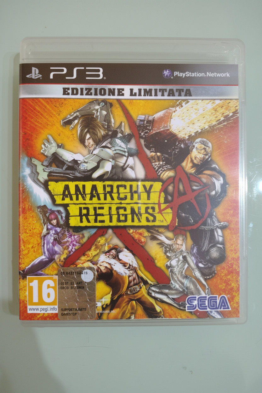 Anarchy Reigns CIB PlayStation 3 gioco PS3 completo in custodia con manuale versione italiana