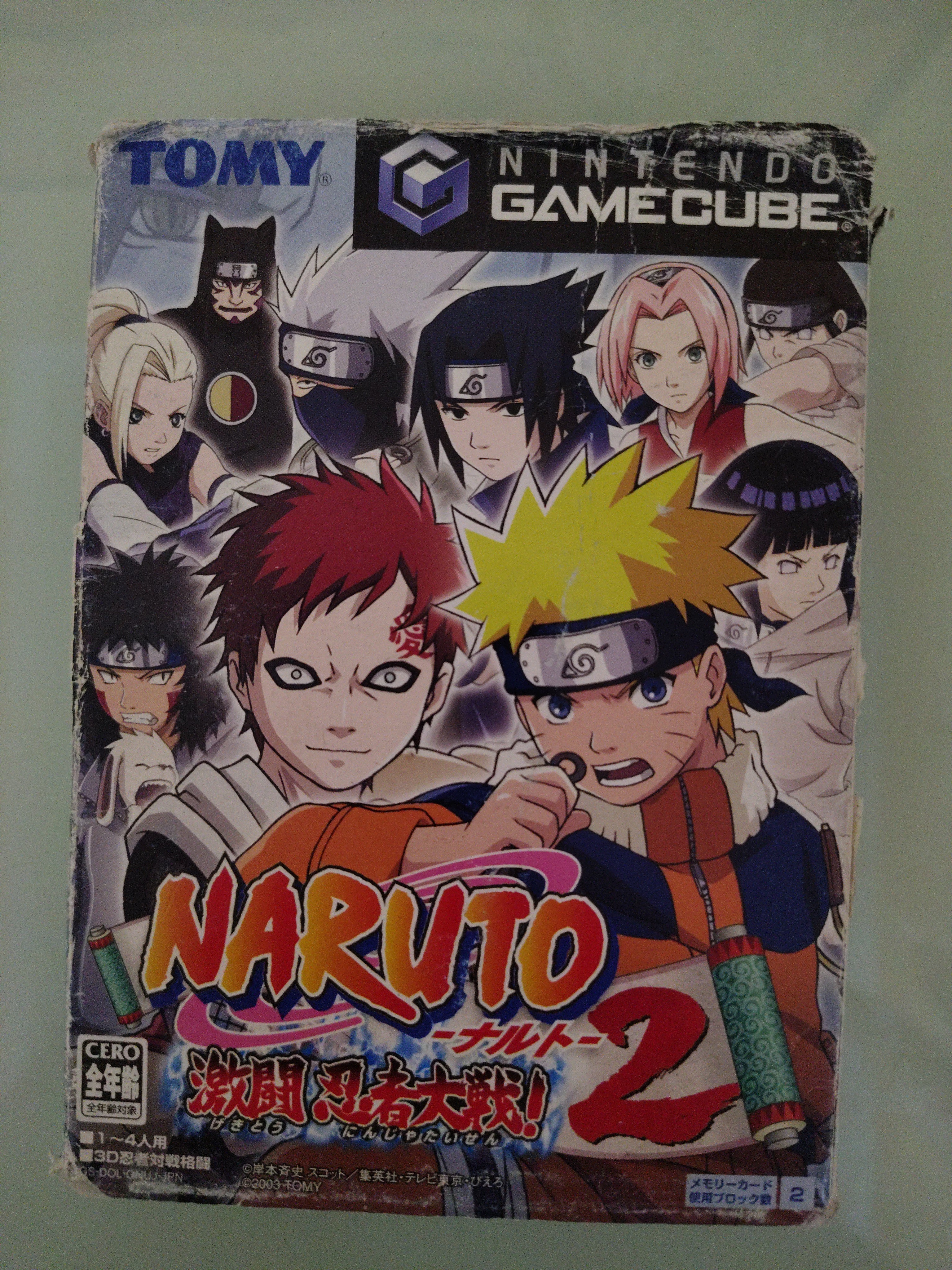 Naruto Gekitou Ninja Taisen 2 - GameCube GC - JAP Japan