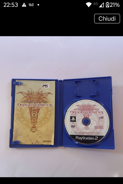 BREATH OF FIRE DRAGON QUARTER - SONY PS2 - VERSIONE ITA