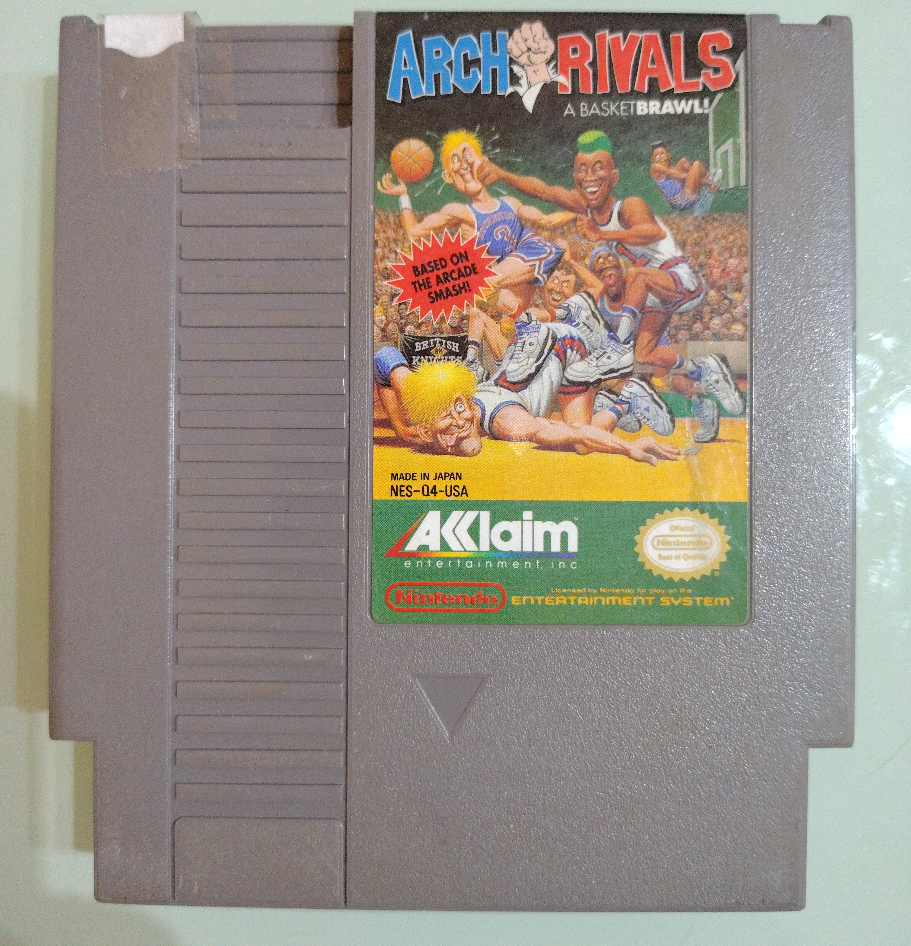 Arch Rivals Nes Nintendo Mattel Acclaim USA