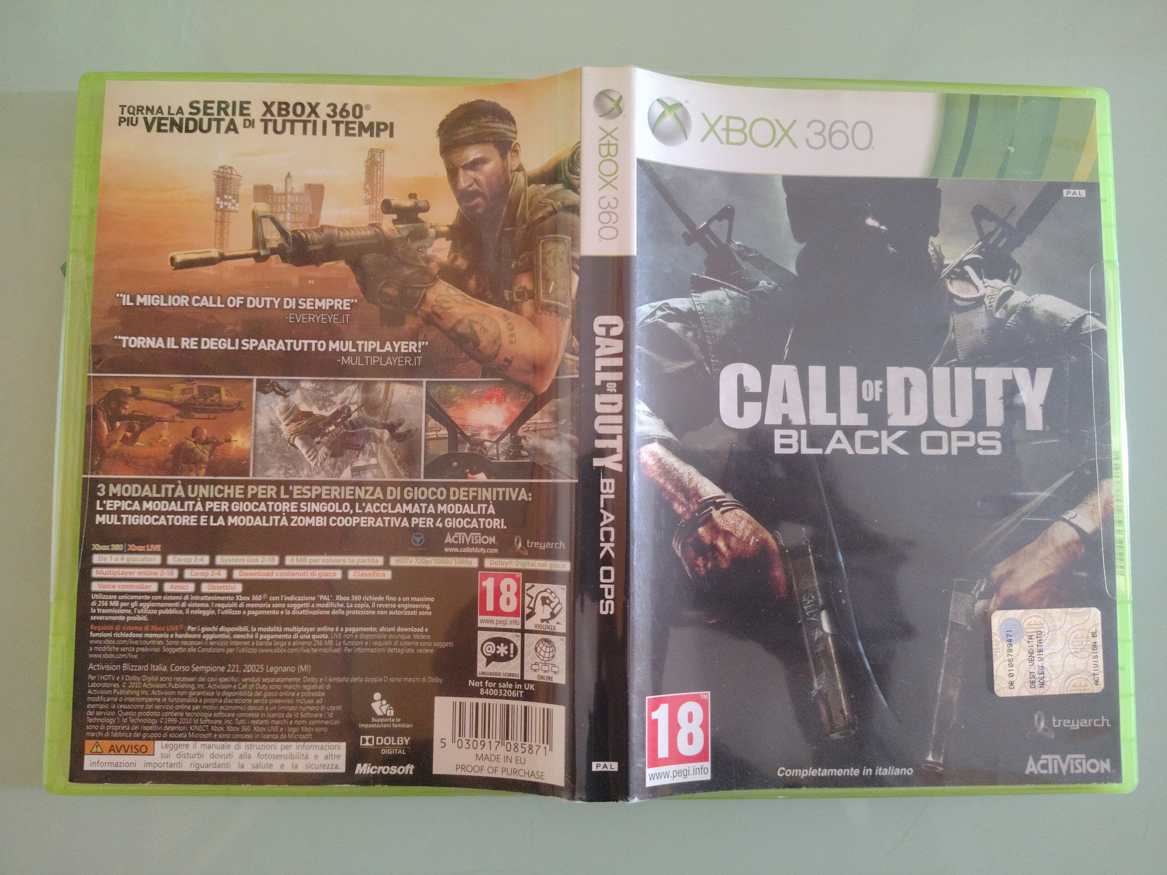Call of duty black ops PAL ita