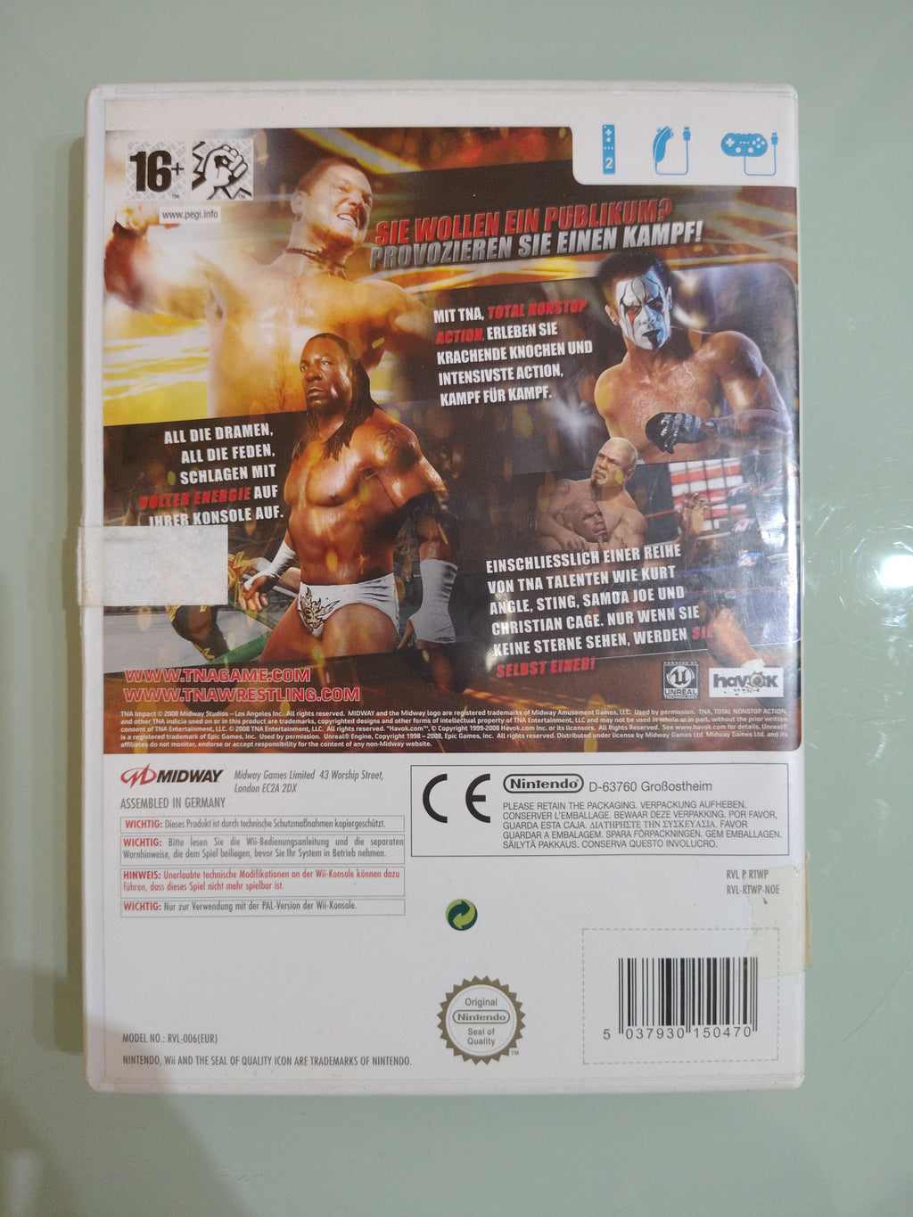 TNA Impact! GIOCO WII VERSIONE PAL