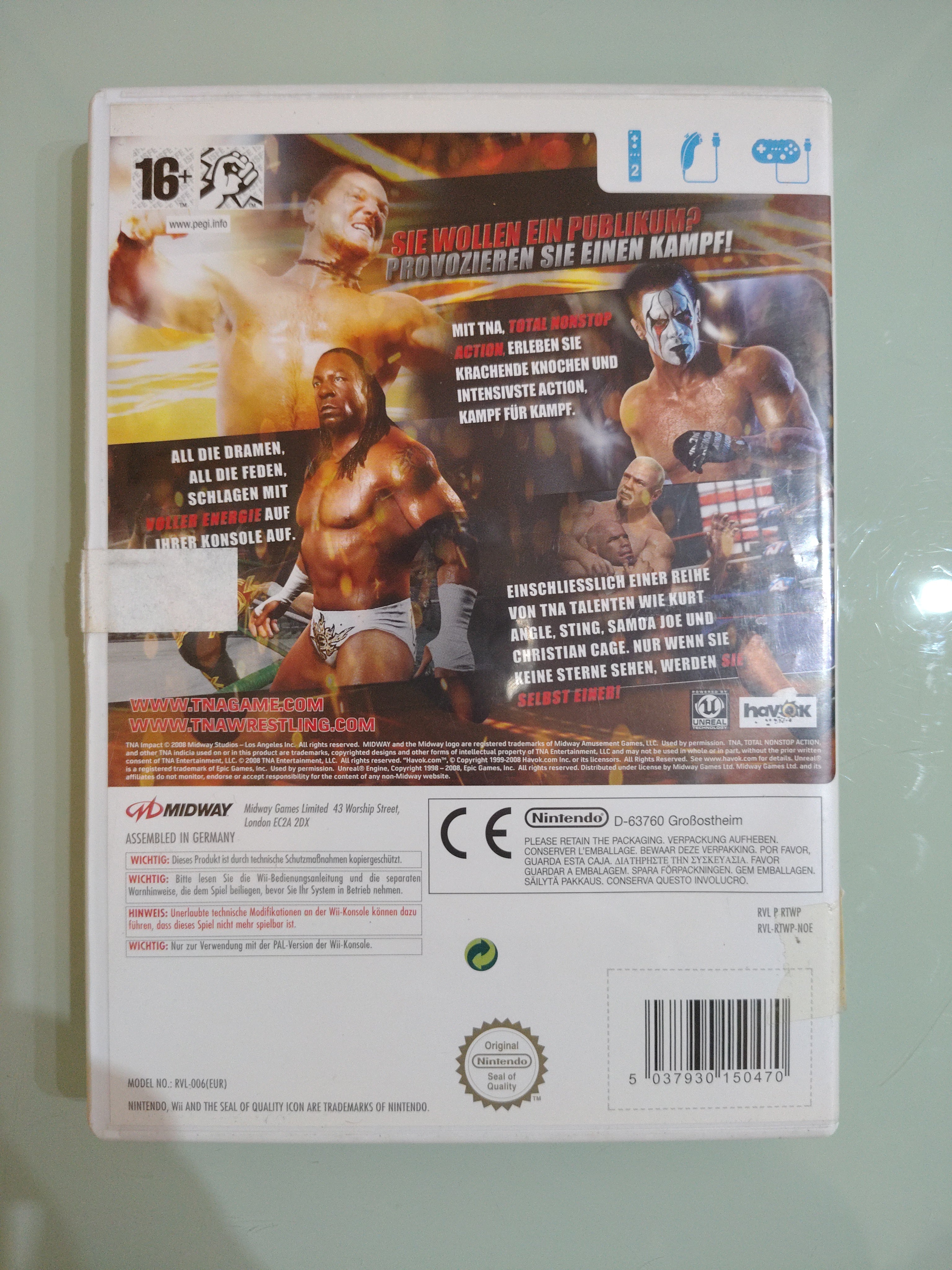 TNA Impact! GIOCO WII VERSIONE PAL