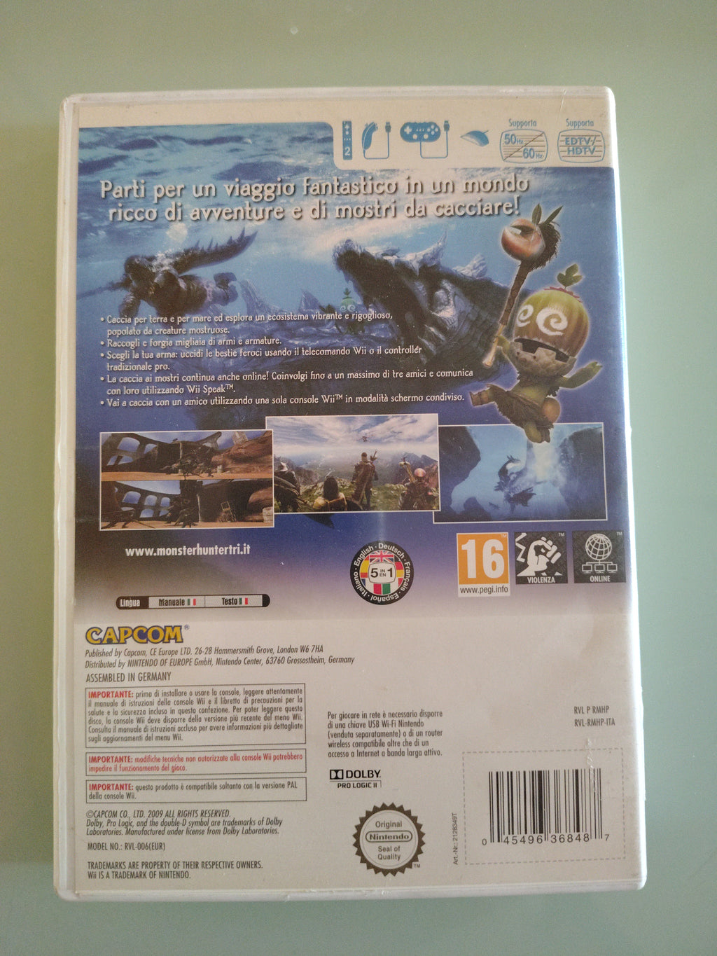 Monster hunter 3 PAL ita