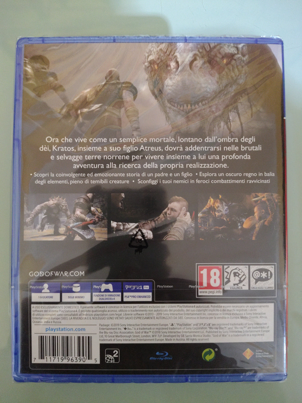 God of War - Playstation Hits  NUOVO SIGILLATO ITA