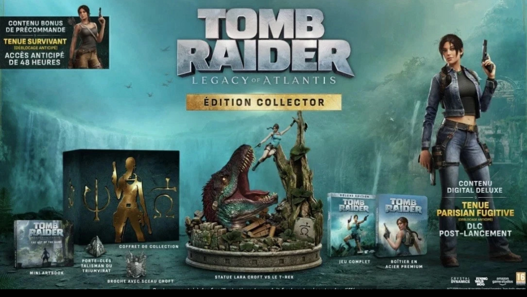 PREORDINE✅ Tomb Raider Legacy of Atlantis  Collector’s Edition  XBOX