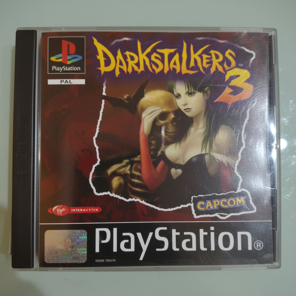 RAR0 Darkstalkers 3 PS Playstation 1 Video Game Original Vintage PAL Eng Ita CIB