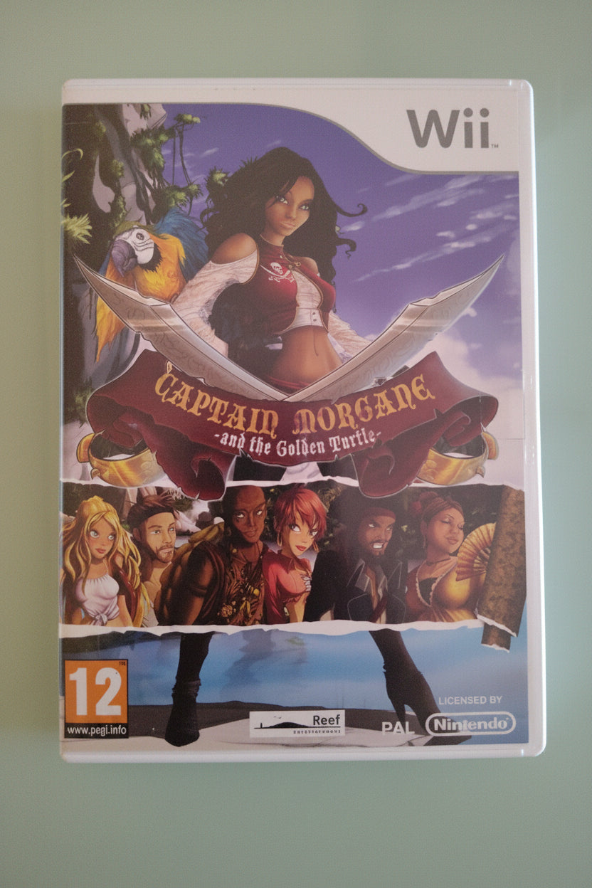 NINTENDO WII : CAPTAIN MORGANE AND THE GOLDEN TURTLE - Completo, ITALIANO !