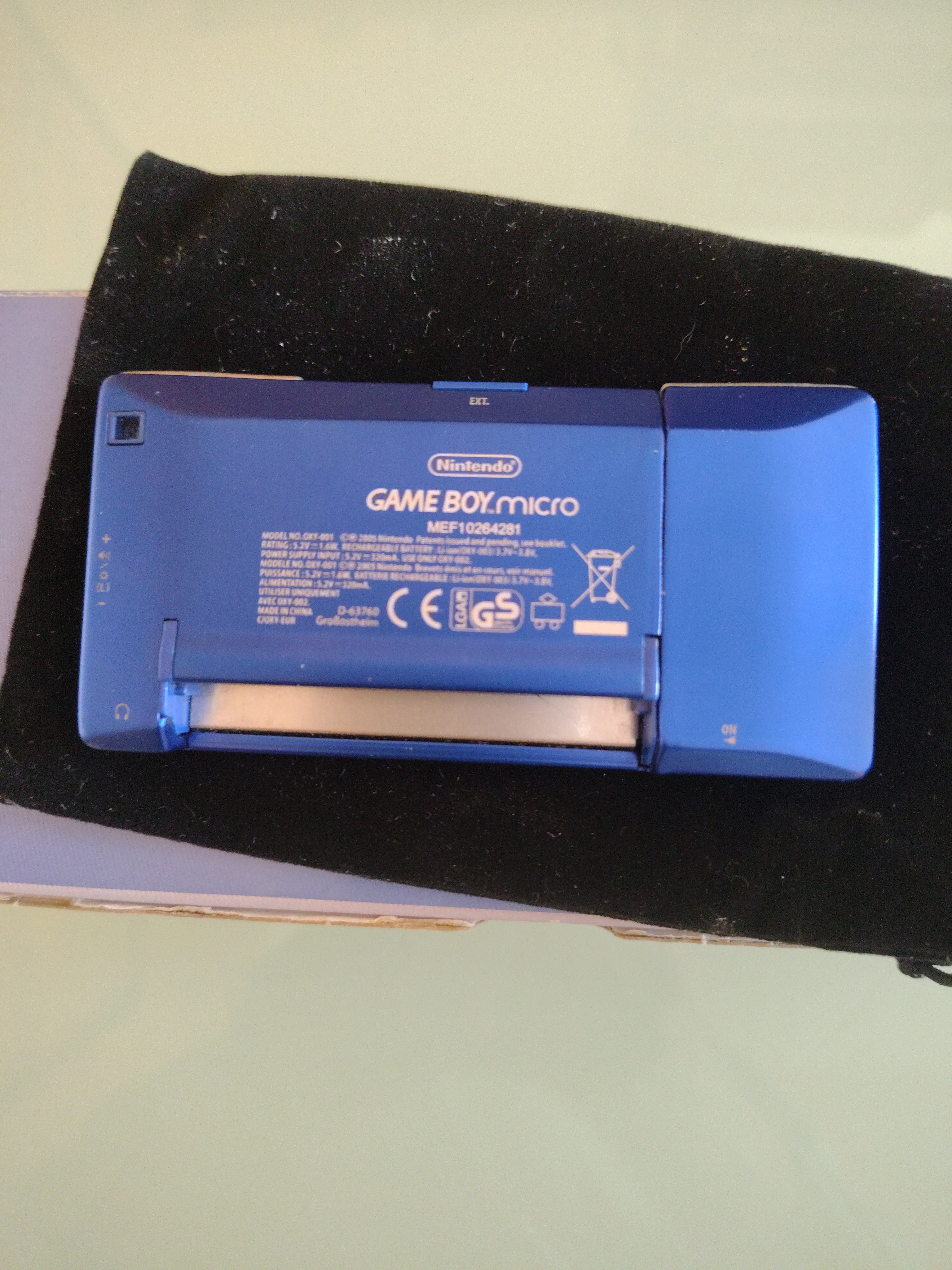 GAME BOY MICRO BLU
