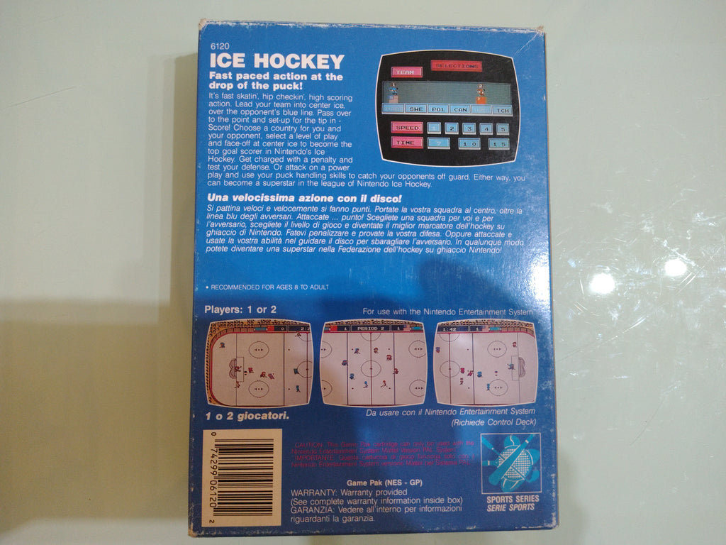 Ice Hockey NES! PAL Mattel