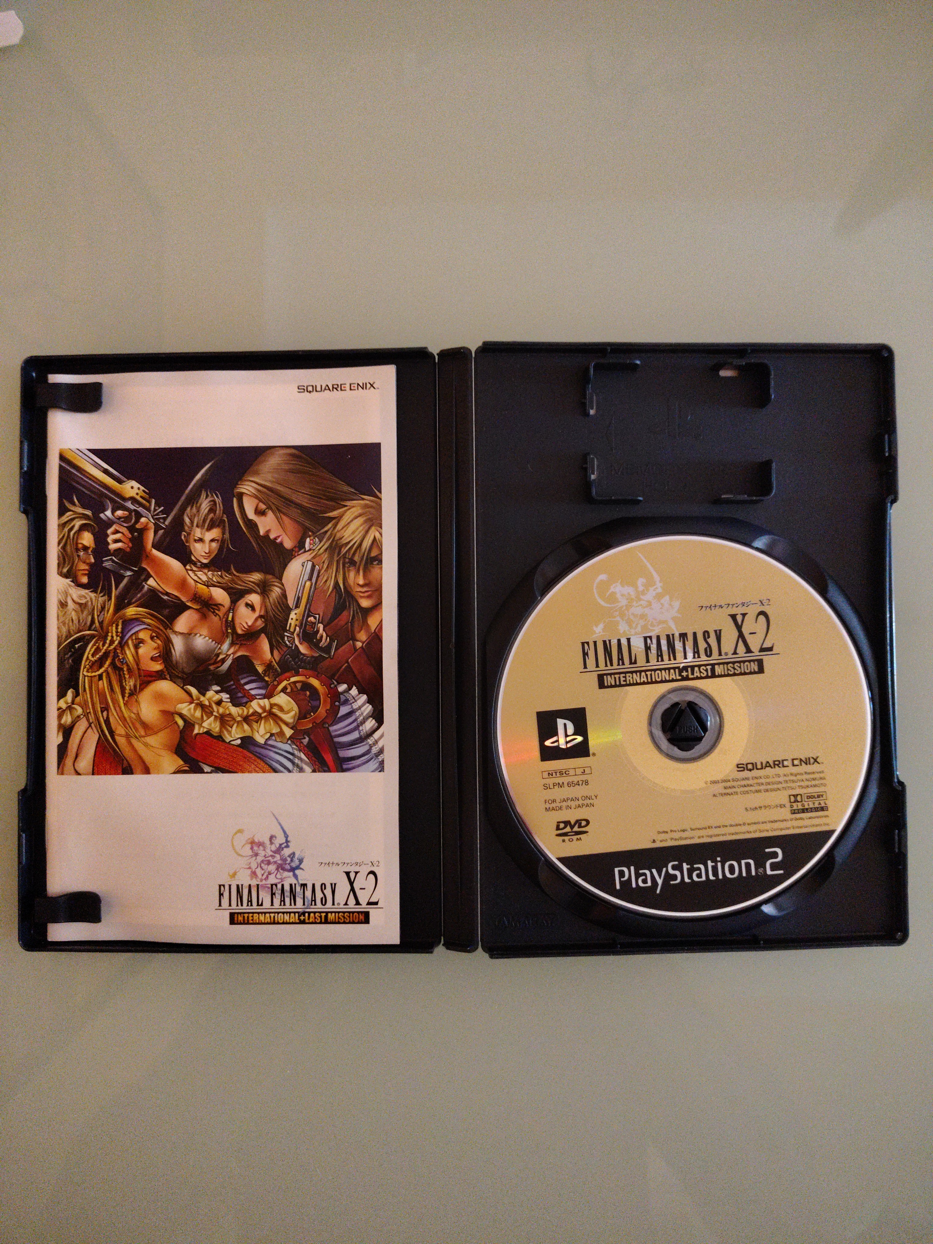 Final Fantasy X-2 International + Last Mission  PS2 NTSC Japan Game