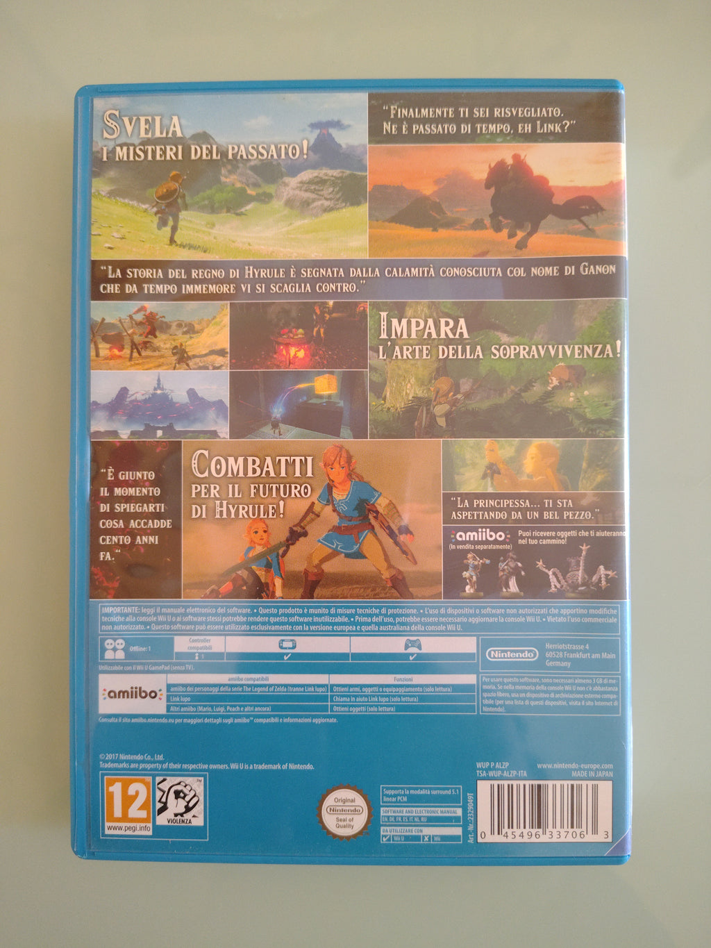 The Legend of Zelda BREATH of the wild PAL ita
