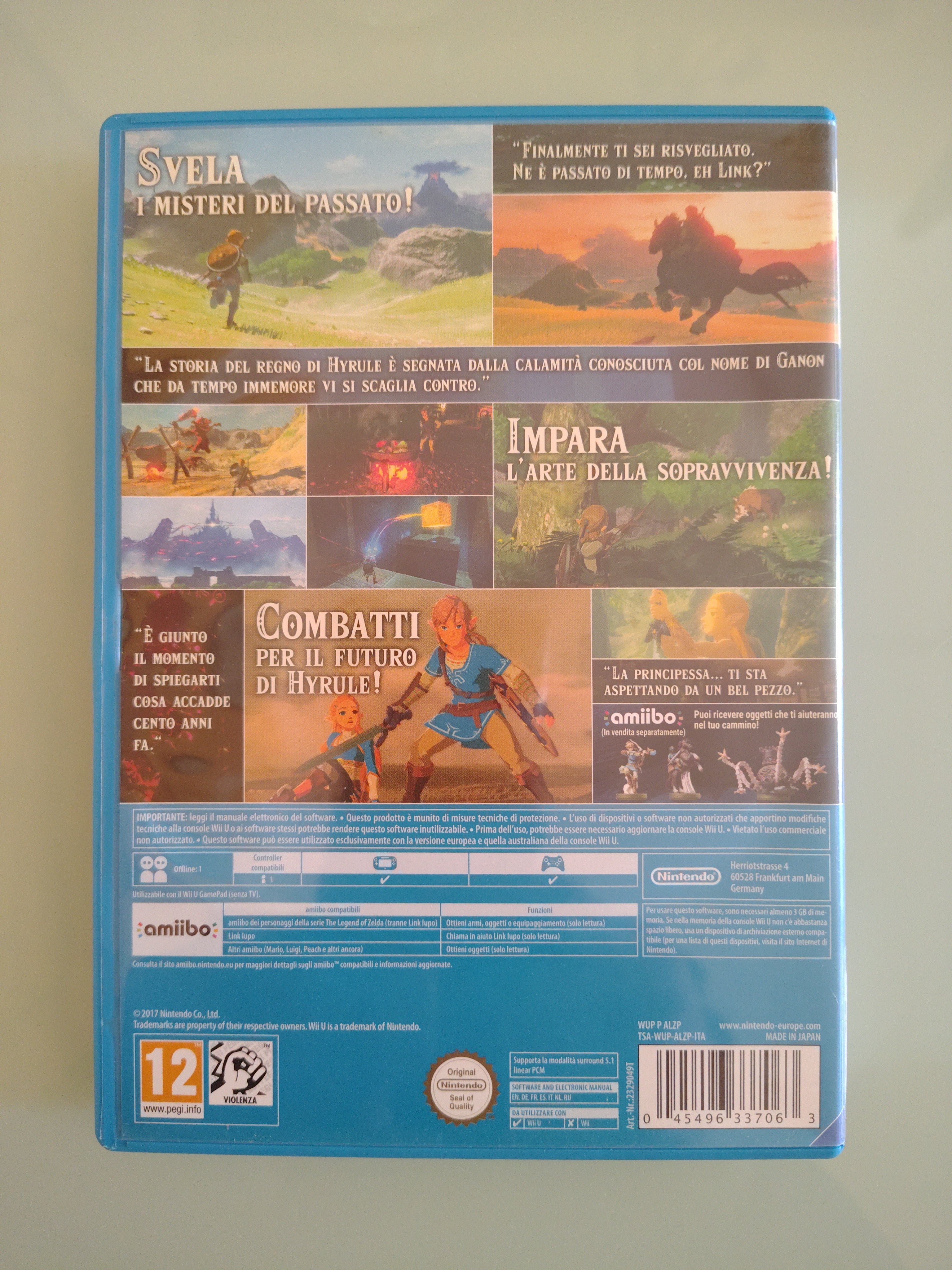 The Legend of Zelda BREATH of the wild PAL ita