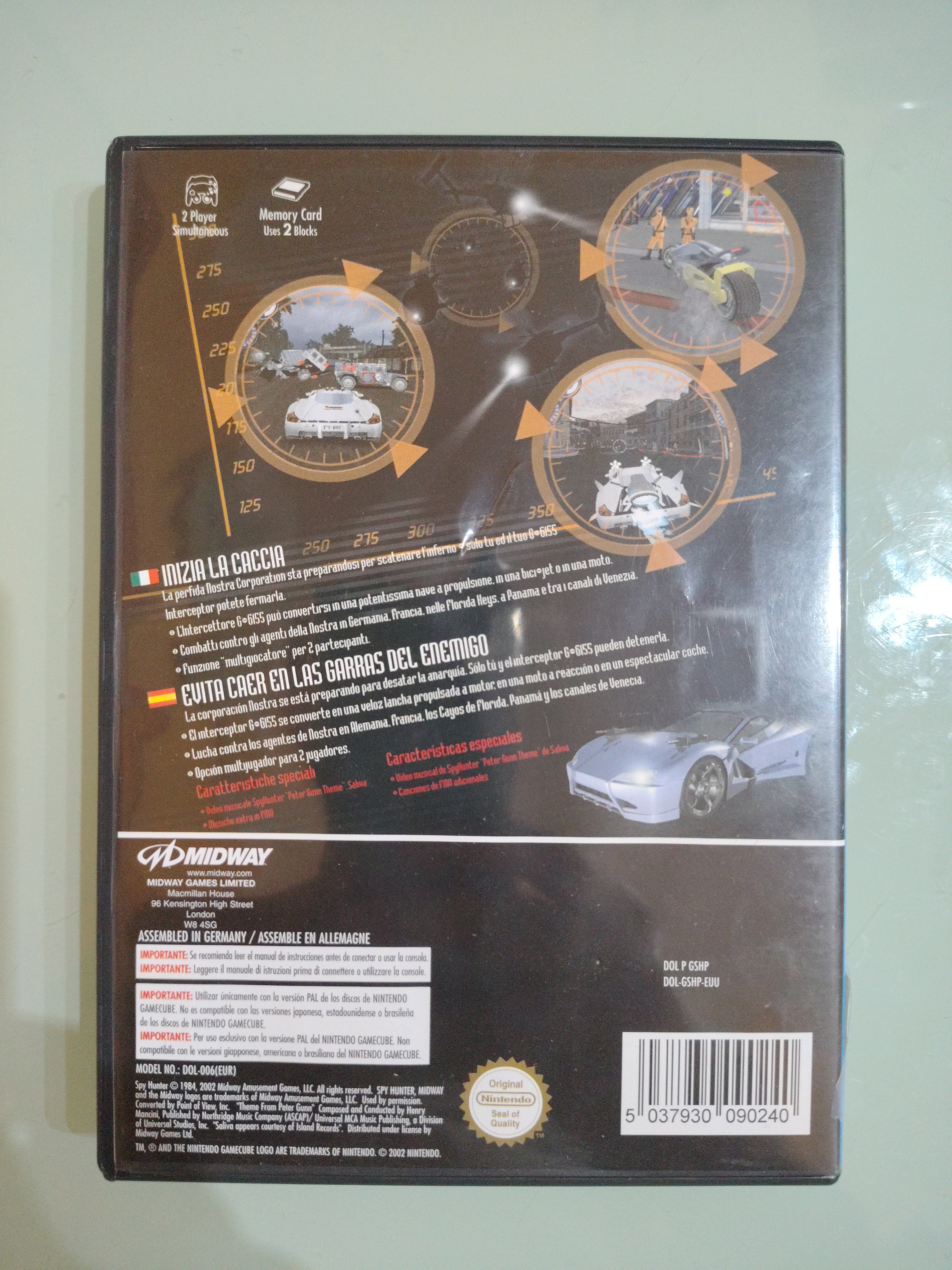 SPYHUNTER   GAMECUBE PAL