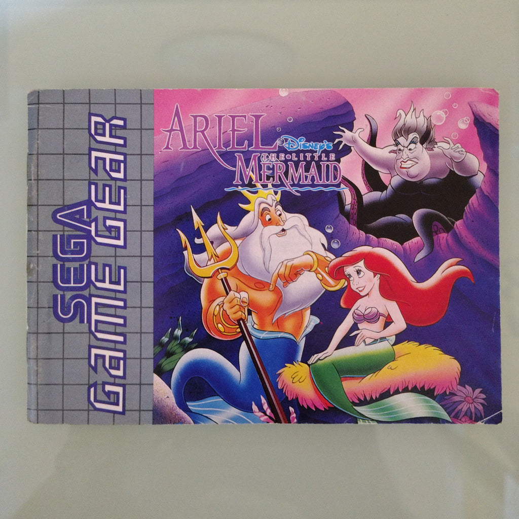 Ariel The Little Mermaid - SEGA Game Gear ( manuale)