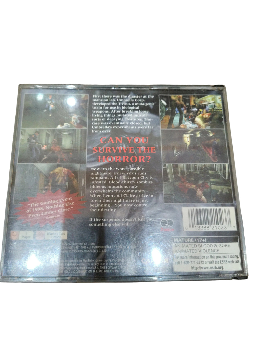 RESIDENT EVIL 2 ,( NTSC USA)