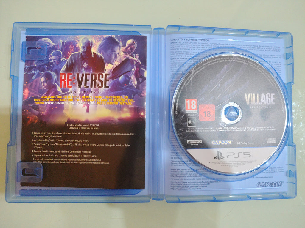 Resident Evil Village Sony PlayStation 5 testato e funzionante completo