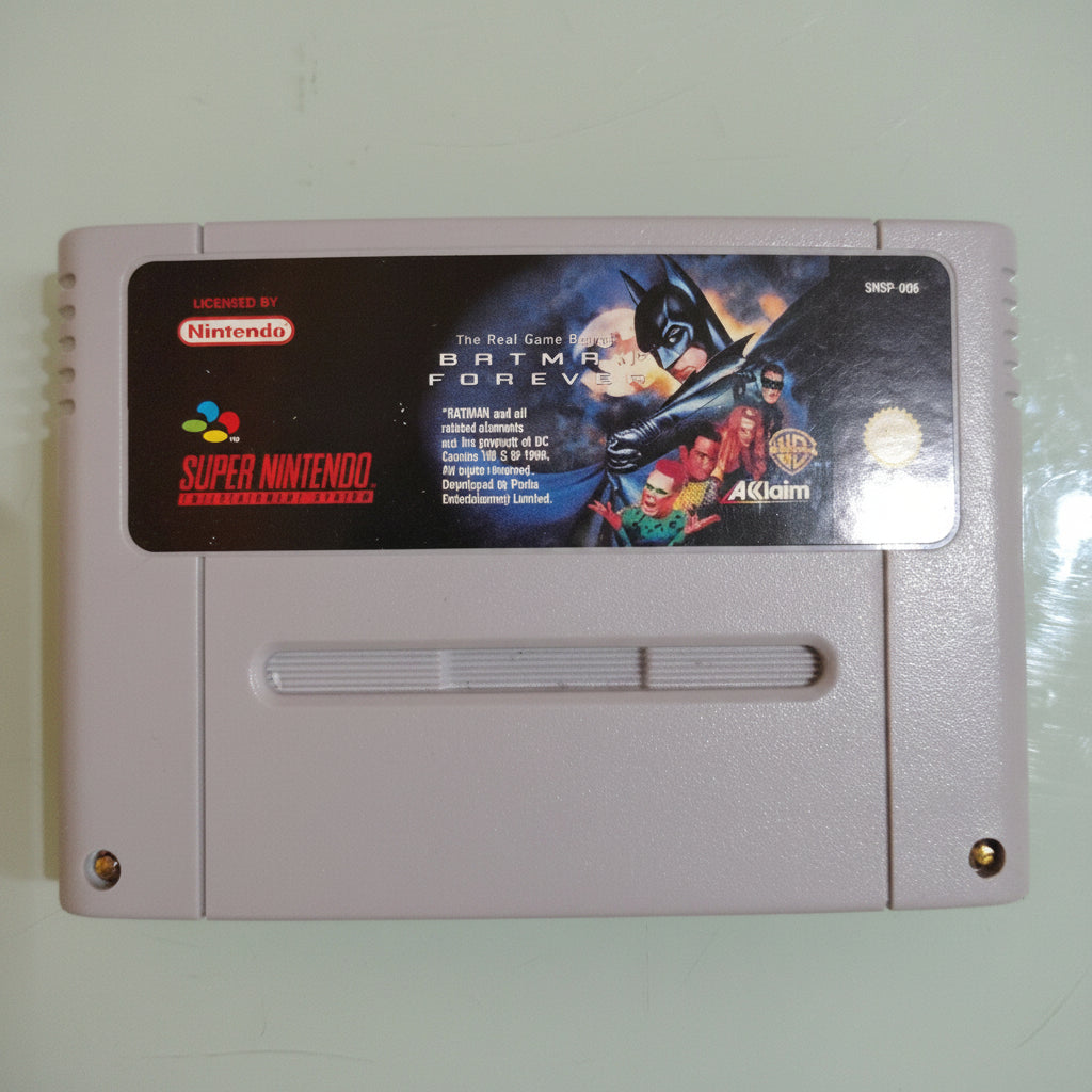 BATMAN FOREVER SUPER NINTENDO SNES GIOCO EUR  PAL