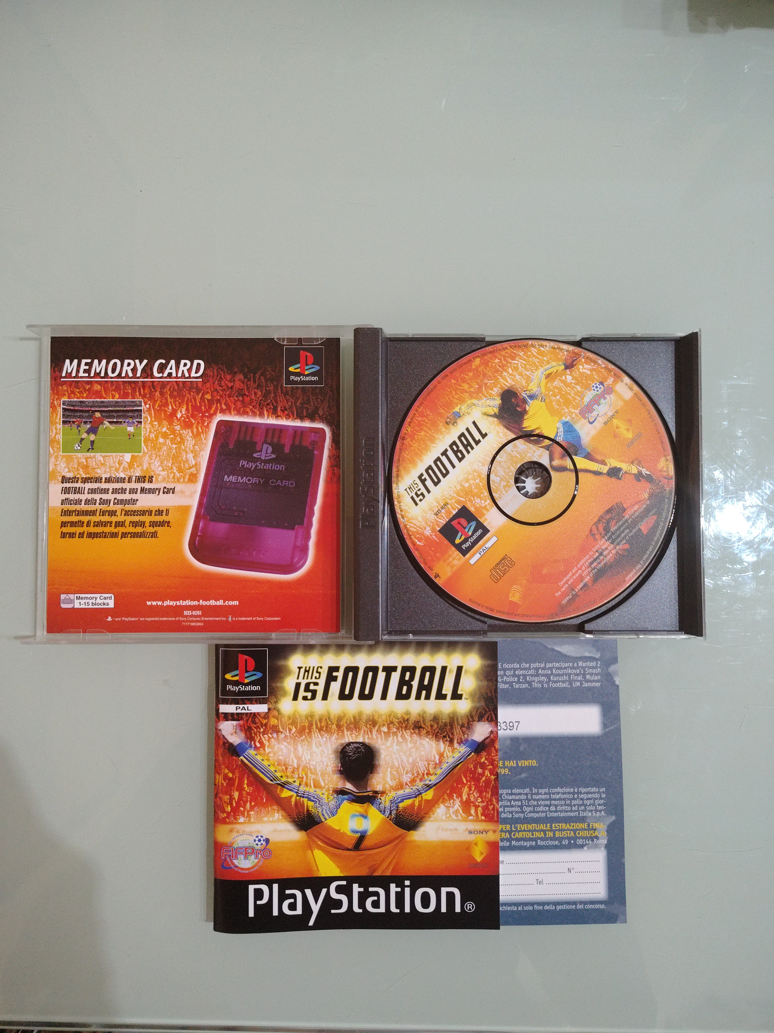 This Is Football GIOCO PS1 VERSIONE ITALIANA