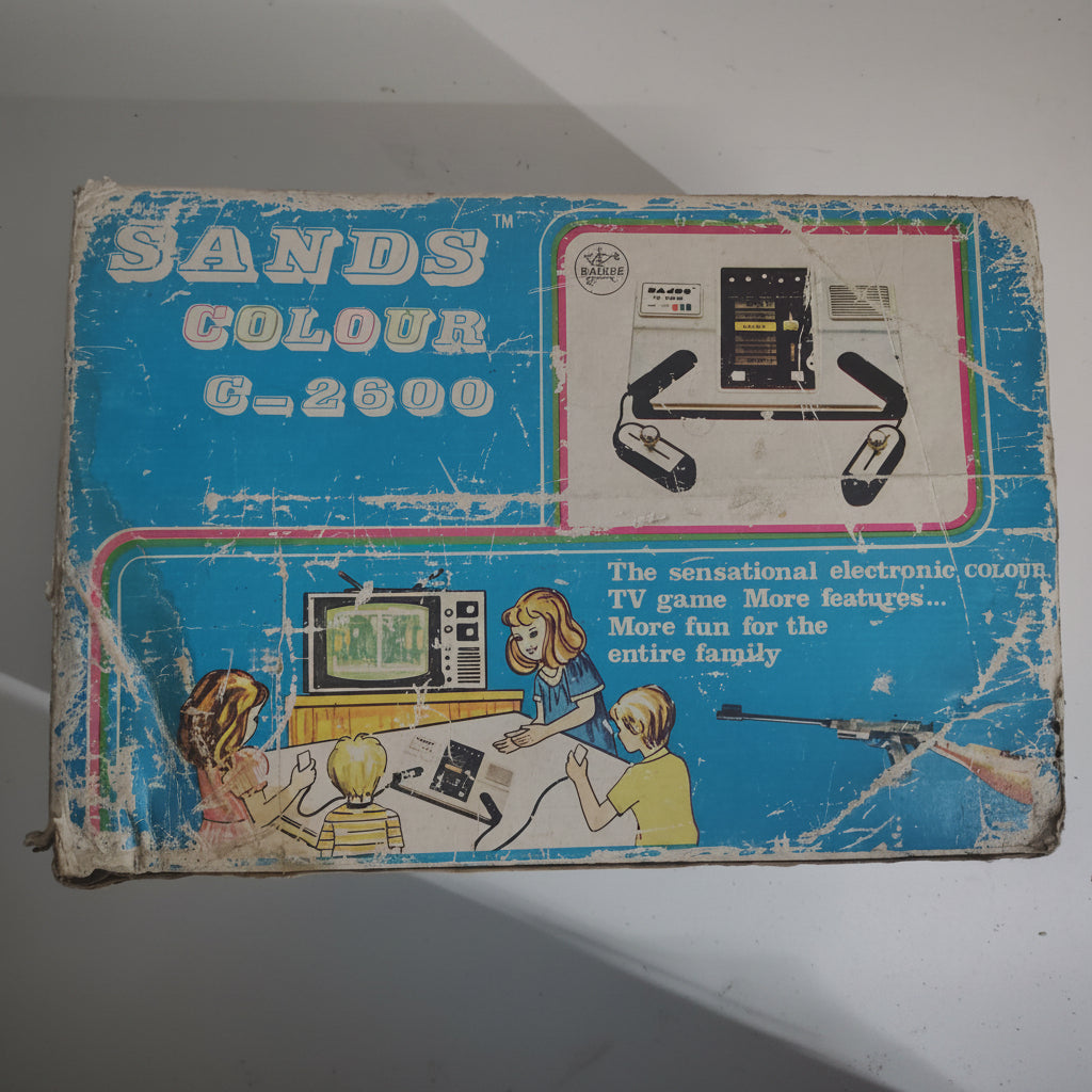Console Vintage SANDS Color TV Game Model C-2600 anni '70