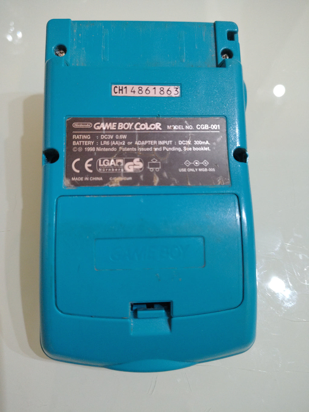 GAME BOY COLOR COLOR VERDE PETROLIO