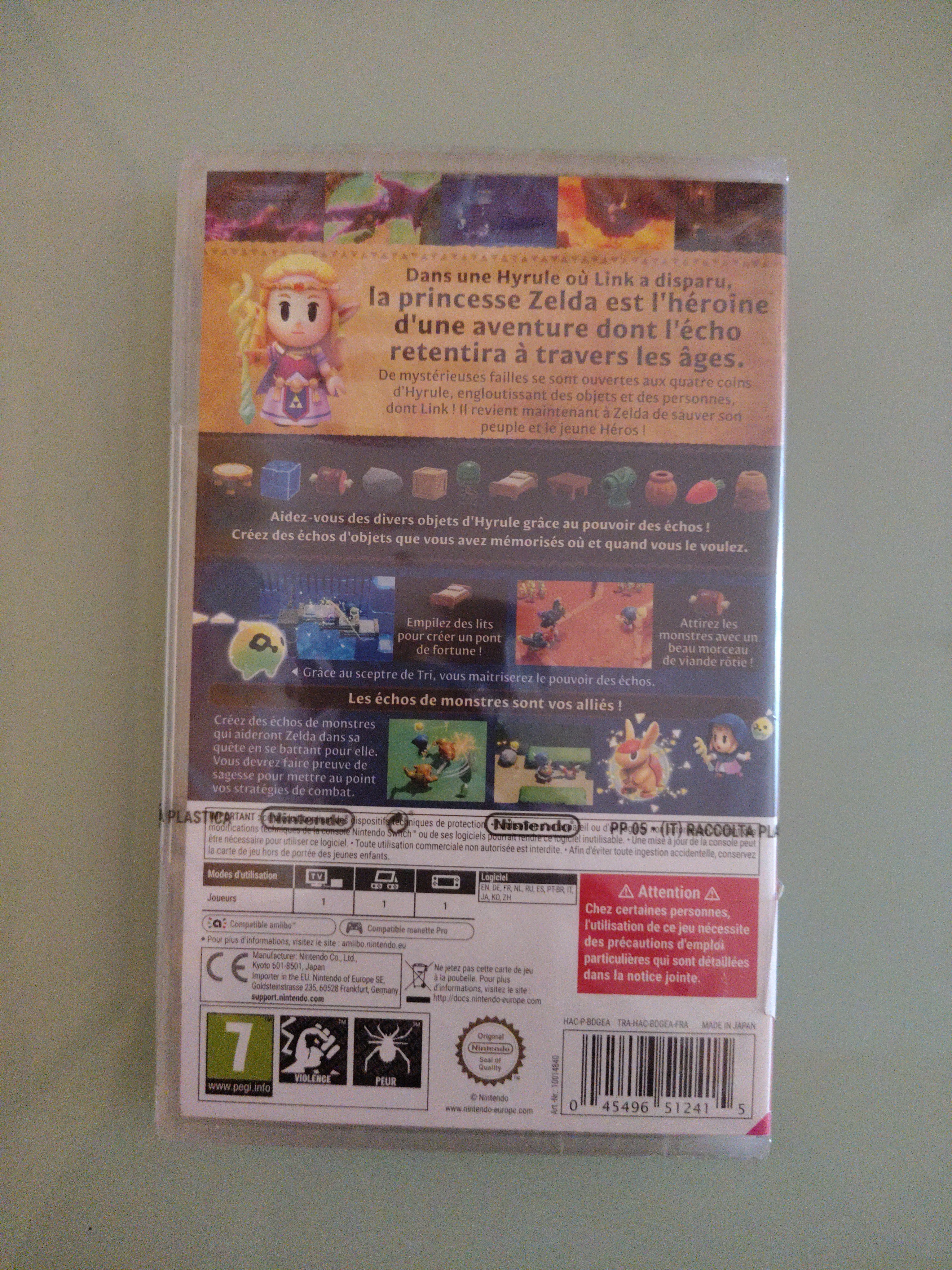 The Legend of Zelda: Echoes of Wisdom Switch nuovo sigillato