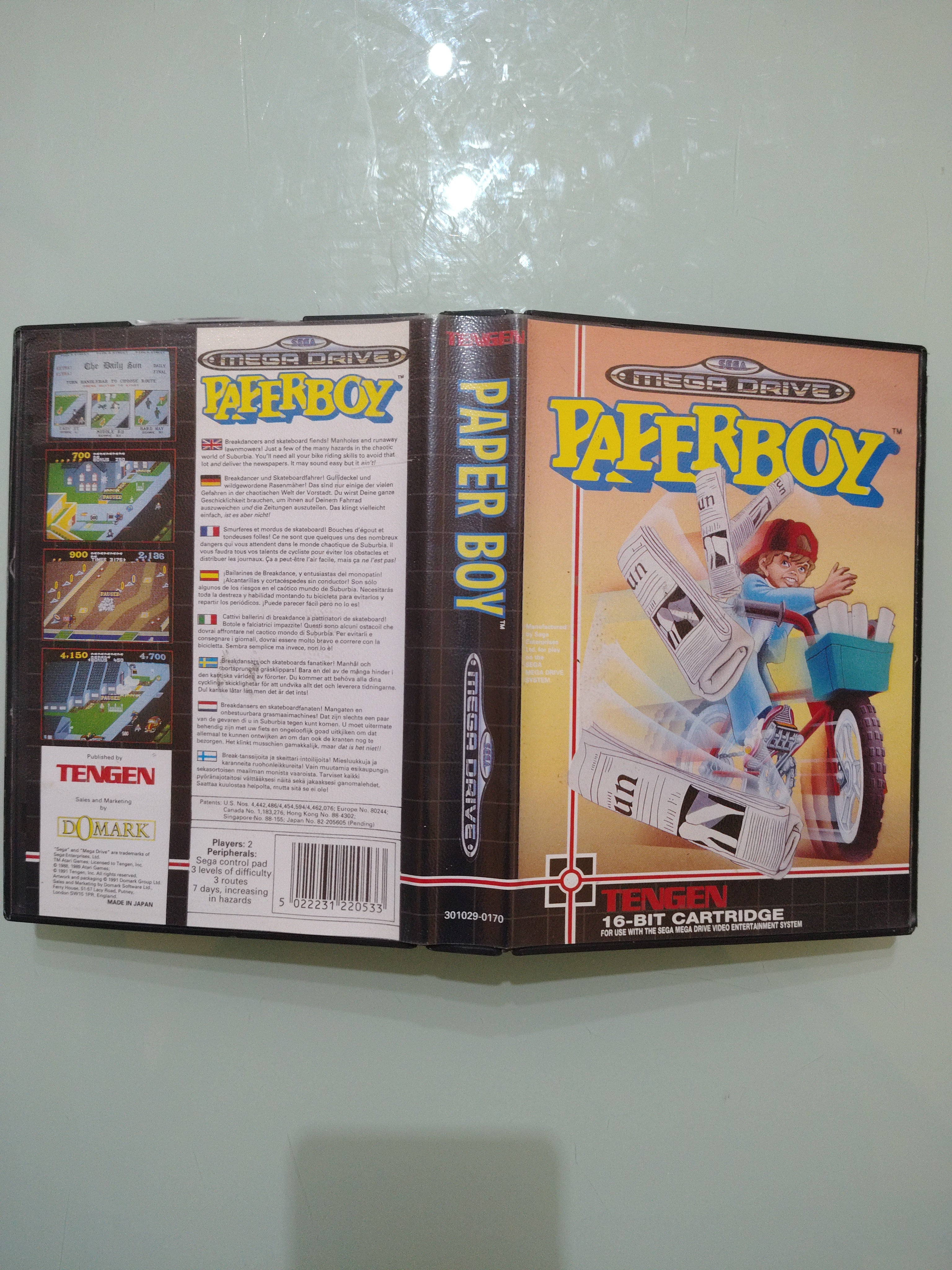 Sega Mega Drive. Paperboy (PAL AUS/EUR)