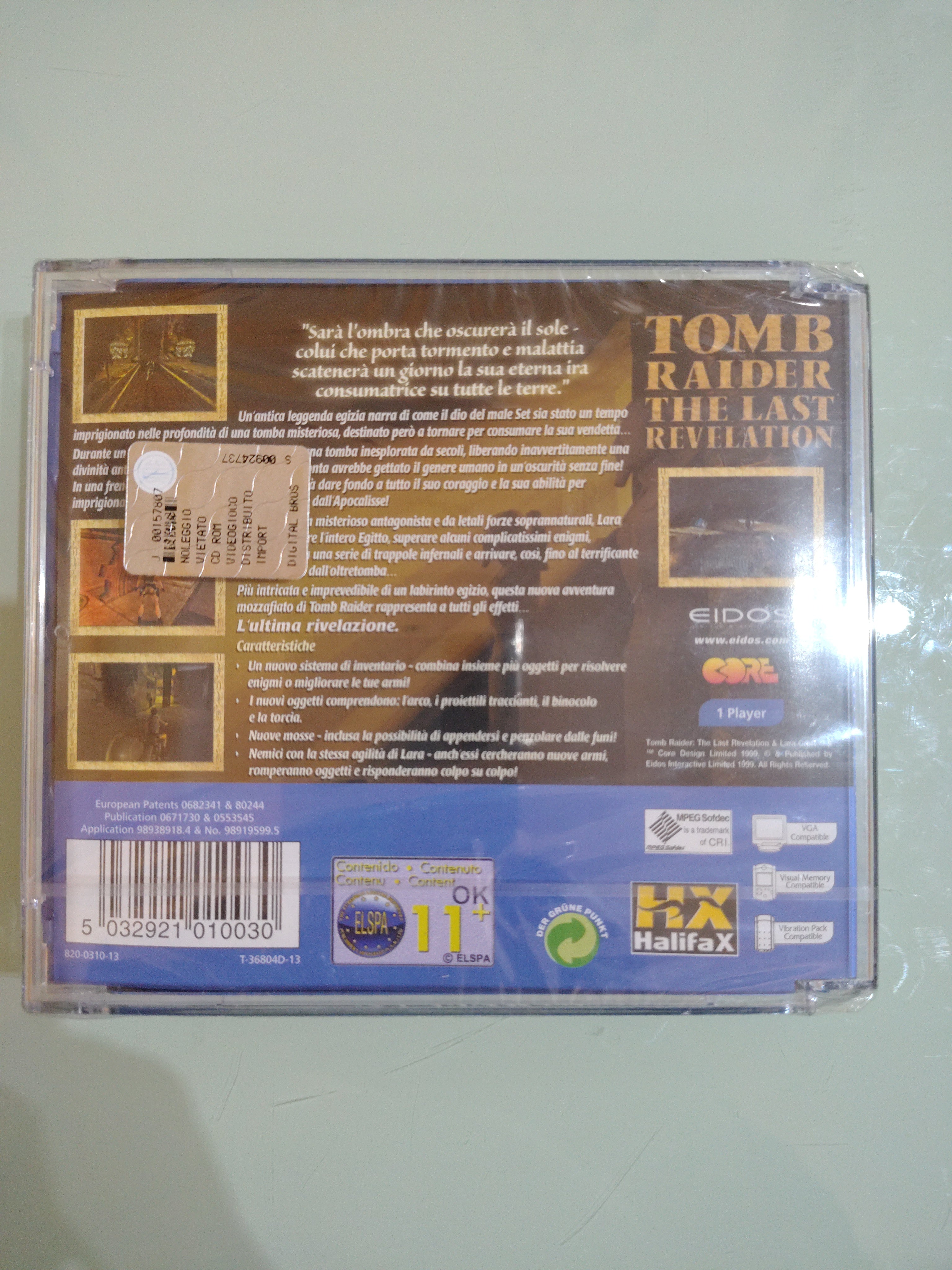 TOMB RAIDER THE LAST RIVELATION PAL