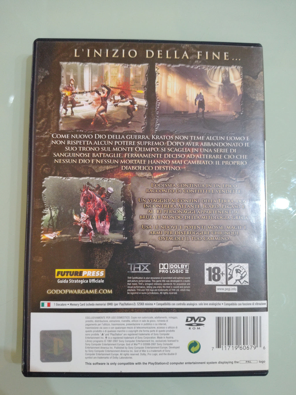 God of War II 2 *Prima Stampa* (PS2)  ITA