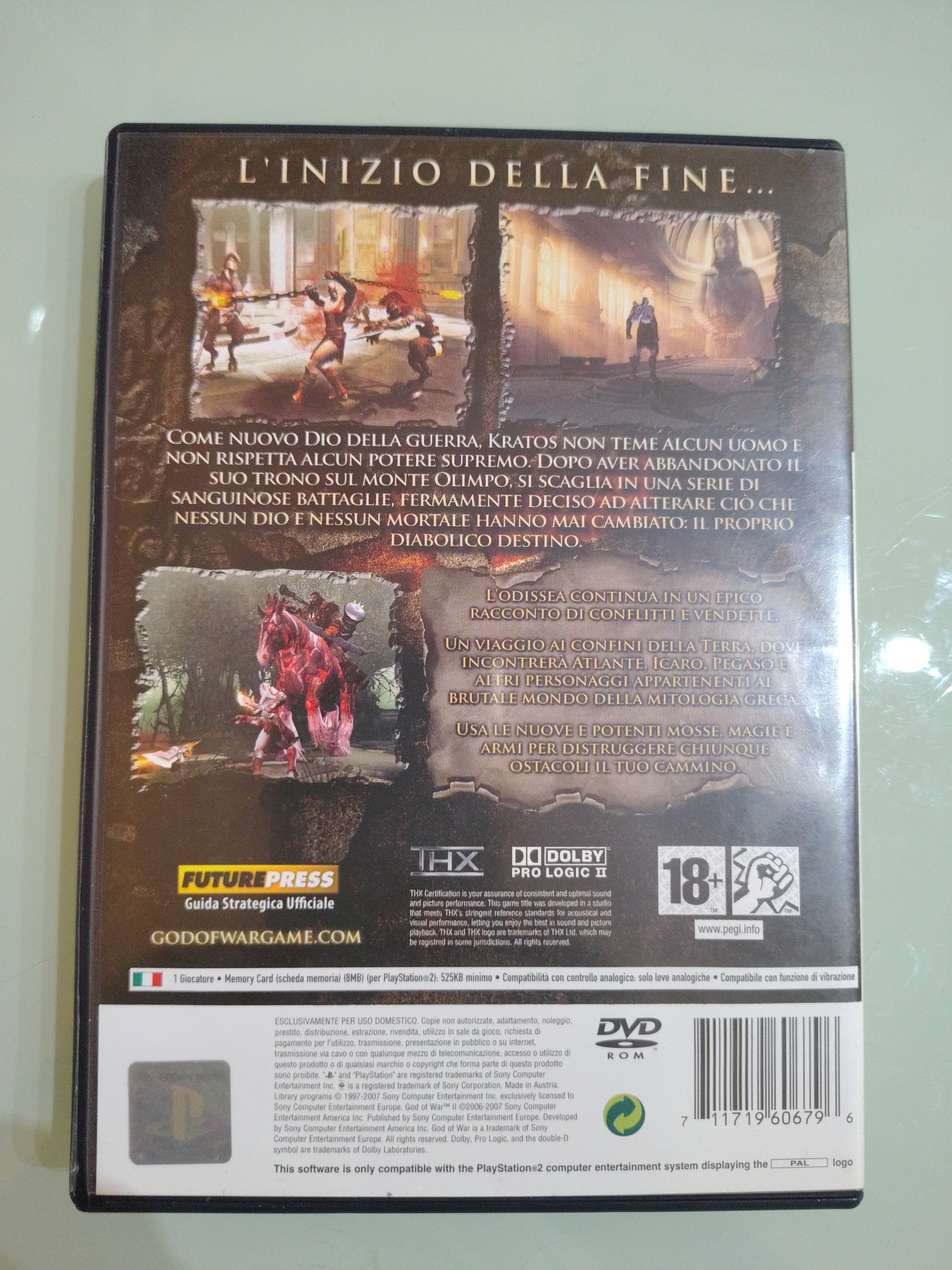 God of War II 2 *Prima Stampa* (PS2)  ITA