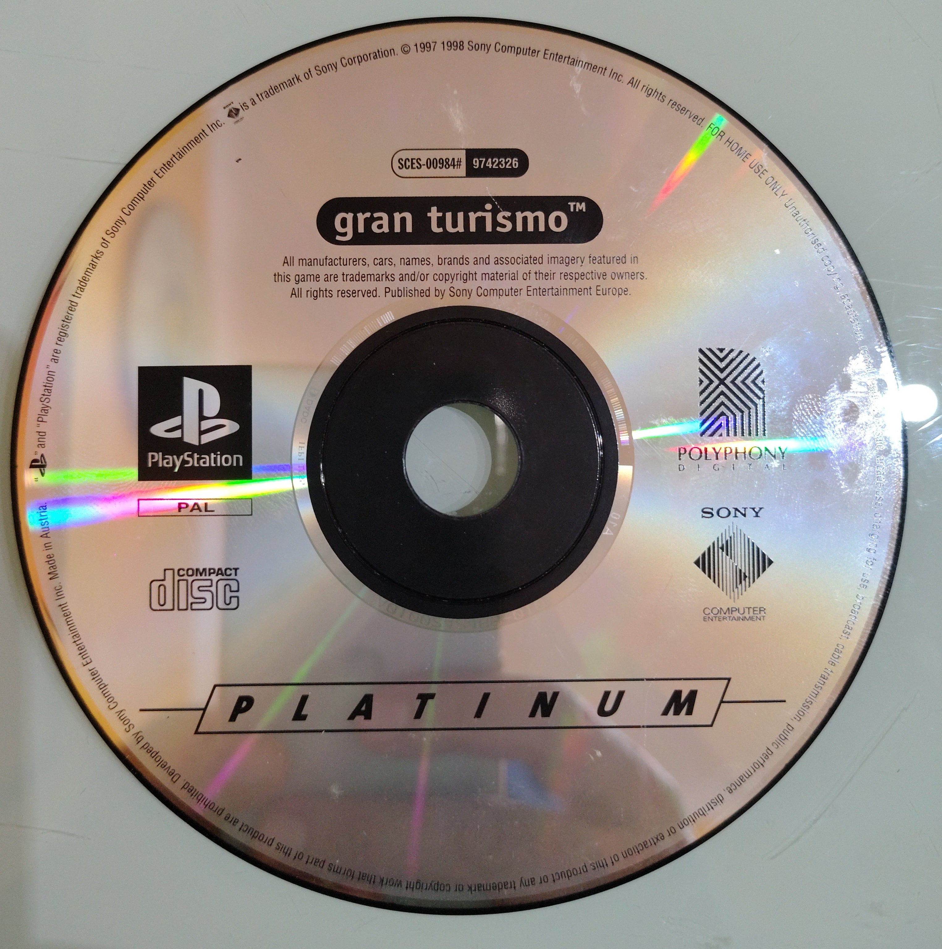 Gran Turismo solo disco