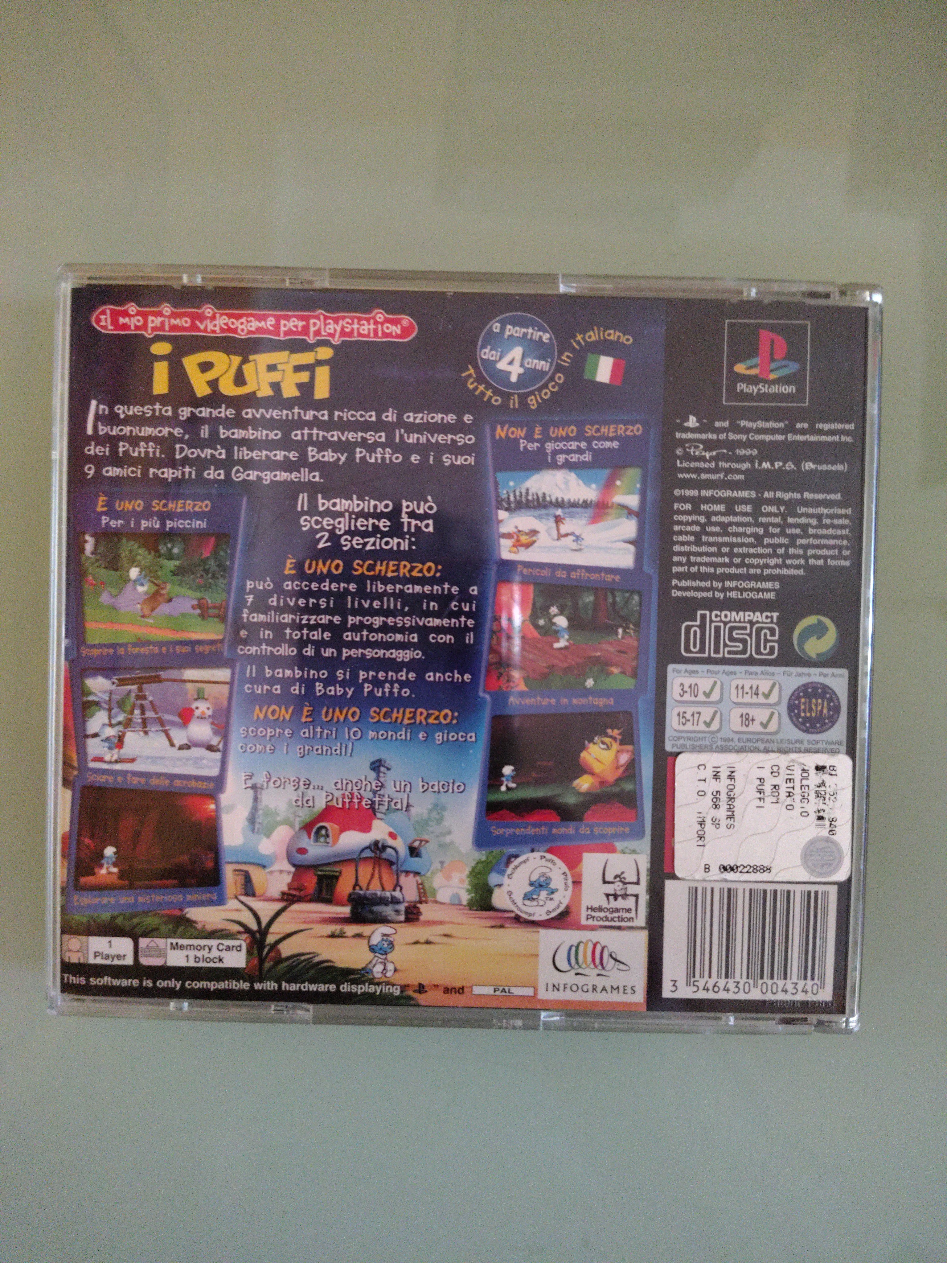 I Puffi - Ps1 Ita Italiano