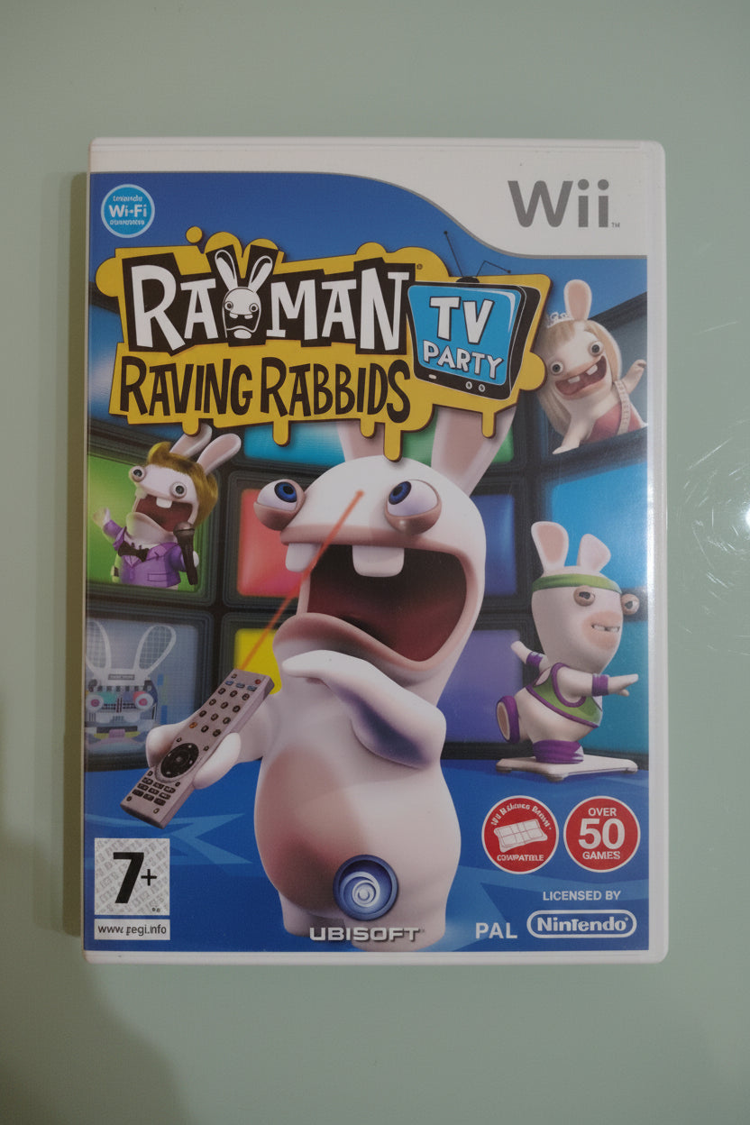 GIOCO RAYMAN RAVING RABBIDS TV PARTY - NINTENDO WII COMPLETO pal