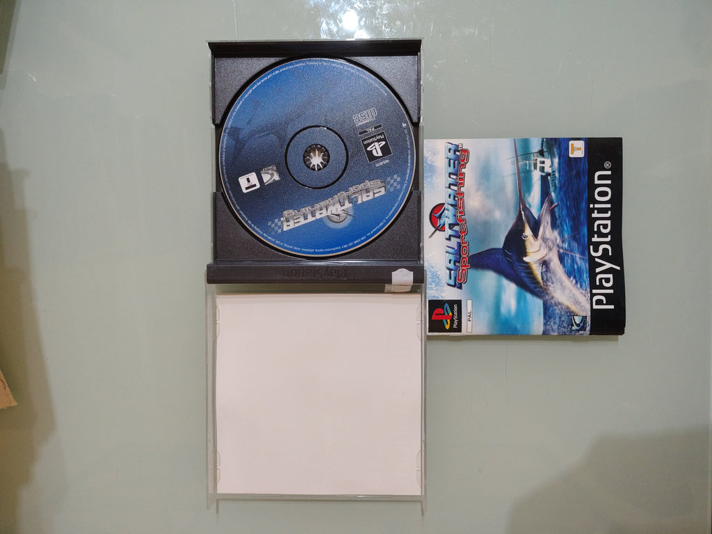 PS1 SALTWATER SPORTFISHING PLAYSTATION 1 PAL COMPLETO