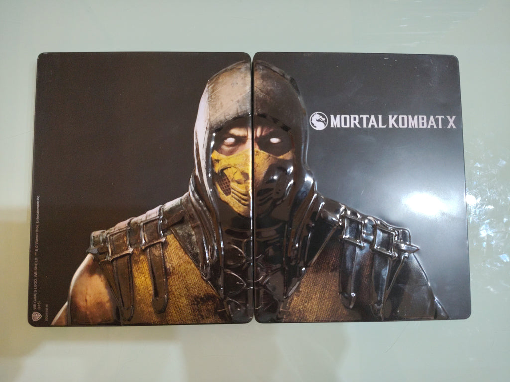 Mortal Kombat X Metal Steelbook Edizione Speciale Sony PS4 18+ Gioco di Combatti