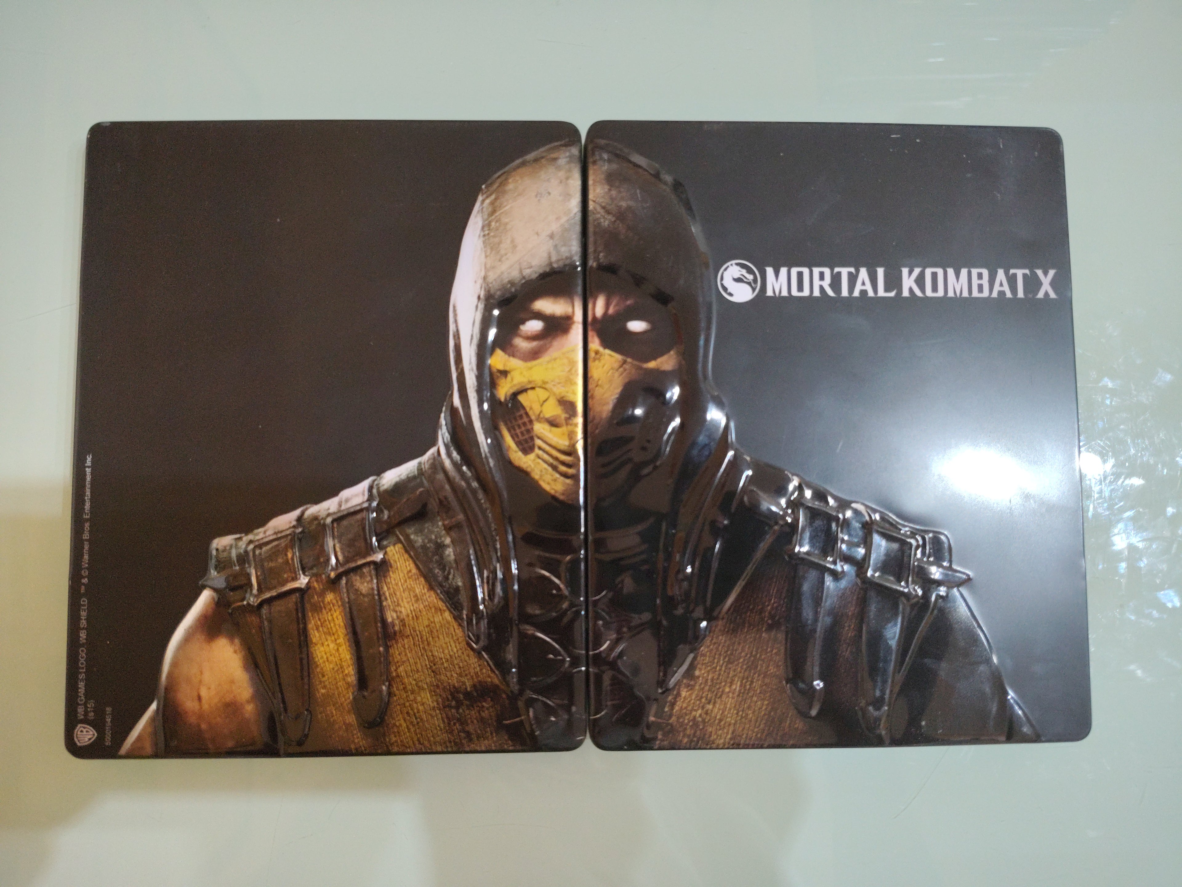 Mortal Kombat X Metal Steelbook Edizione Speciale Sony PS4 18+ Gioco di Combatti