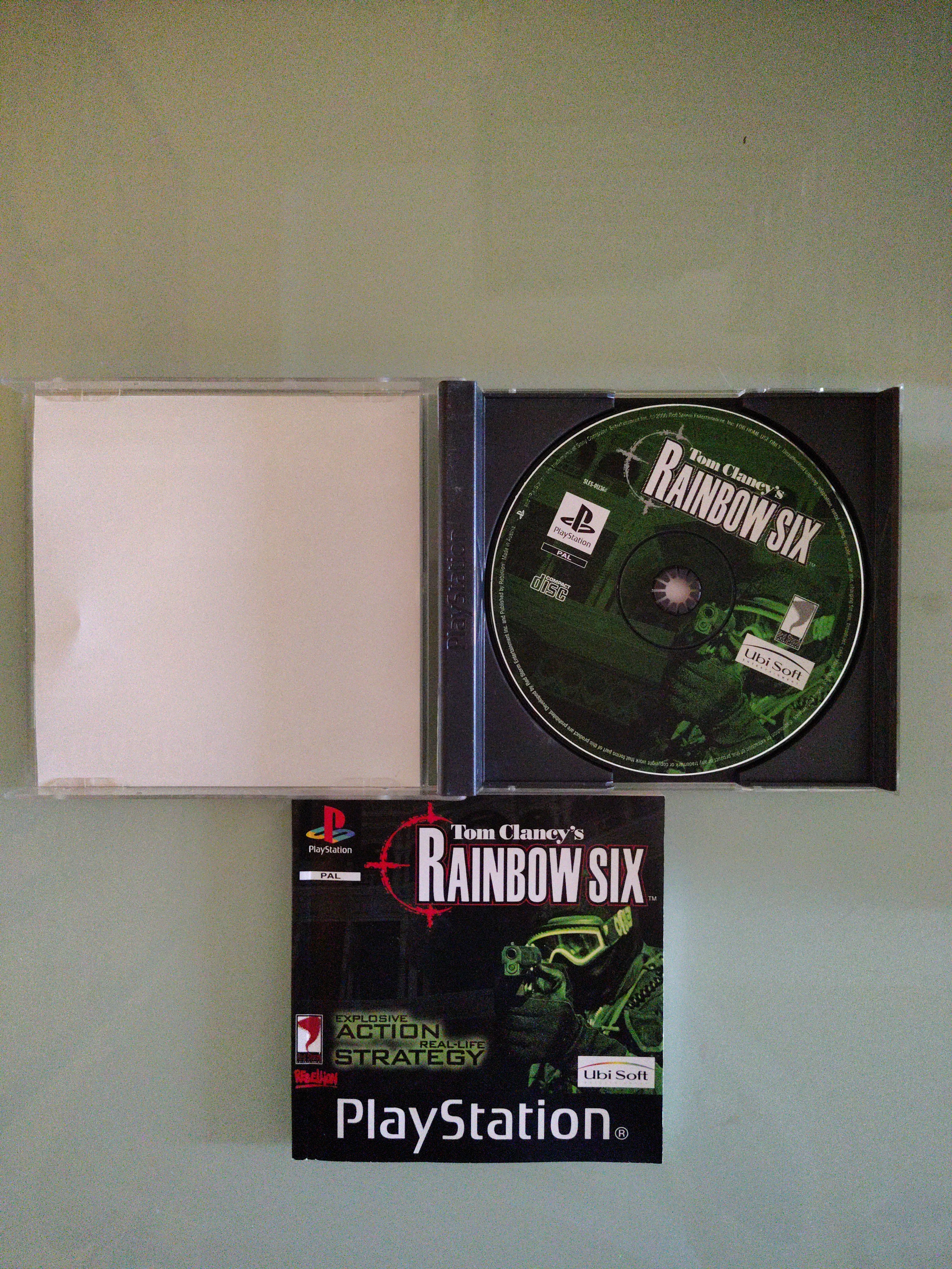 GIOCO PS1 playstation ubisoft TOM CLANCY RAINBOW SIX ita multi