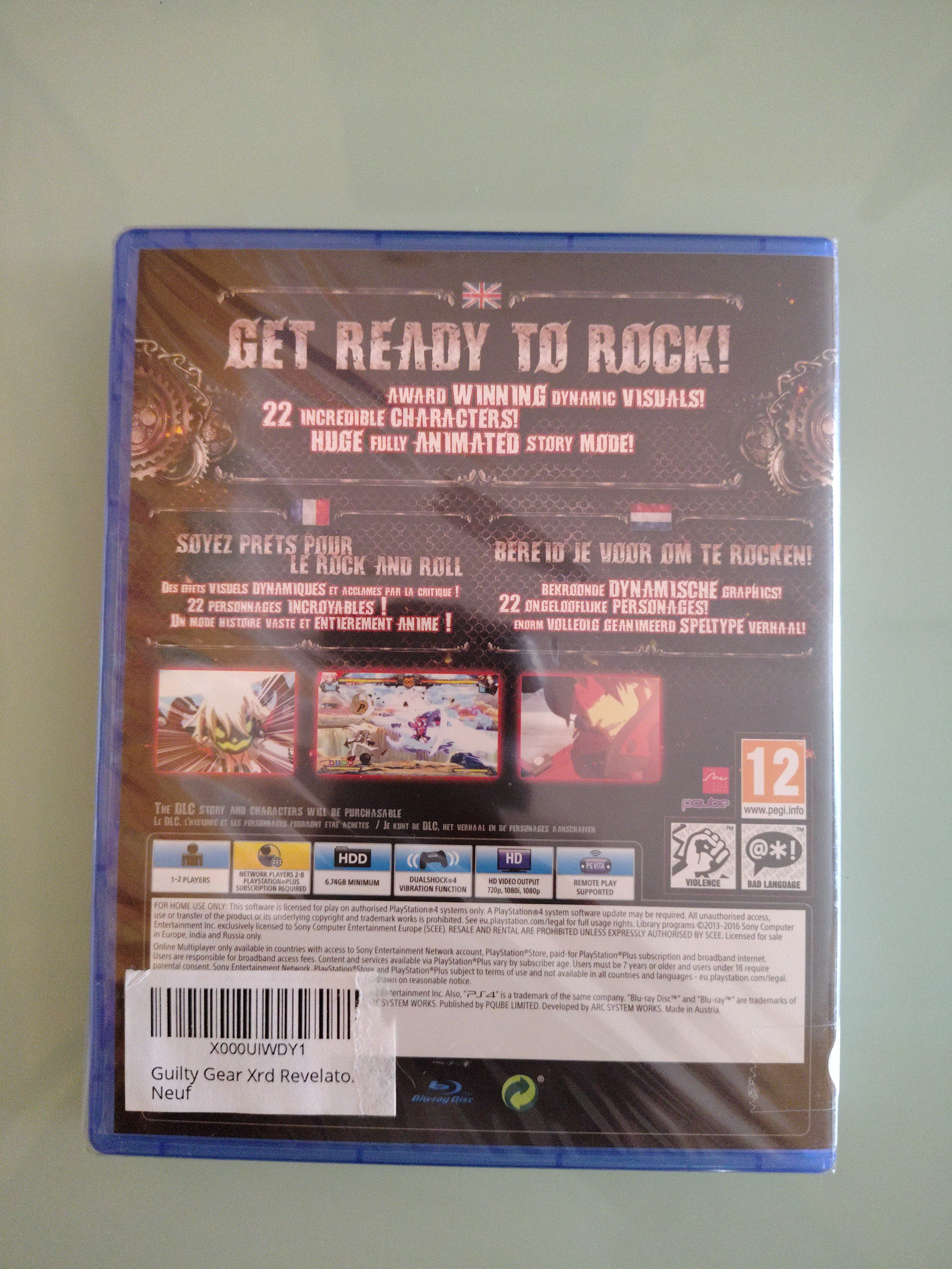PS4 : GUILTY GEAR XRD - REVELATOR - Nuovo, sigillato