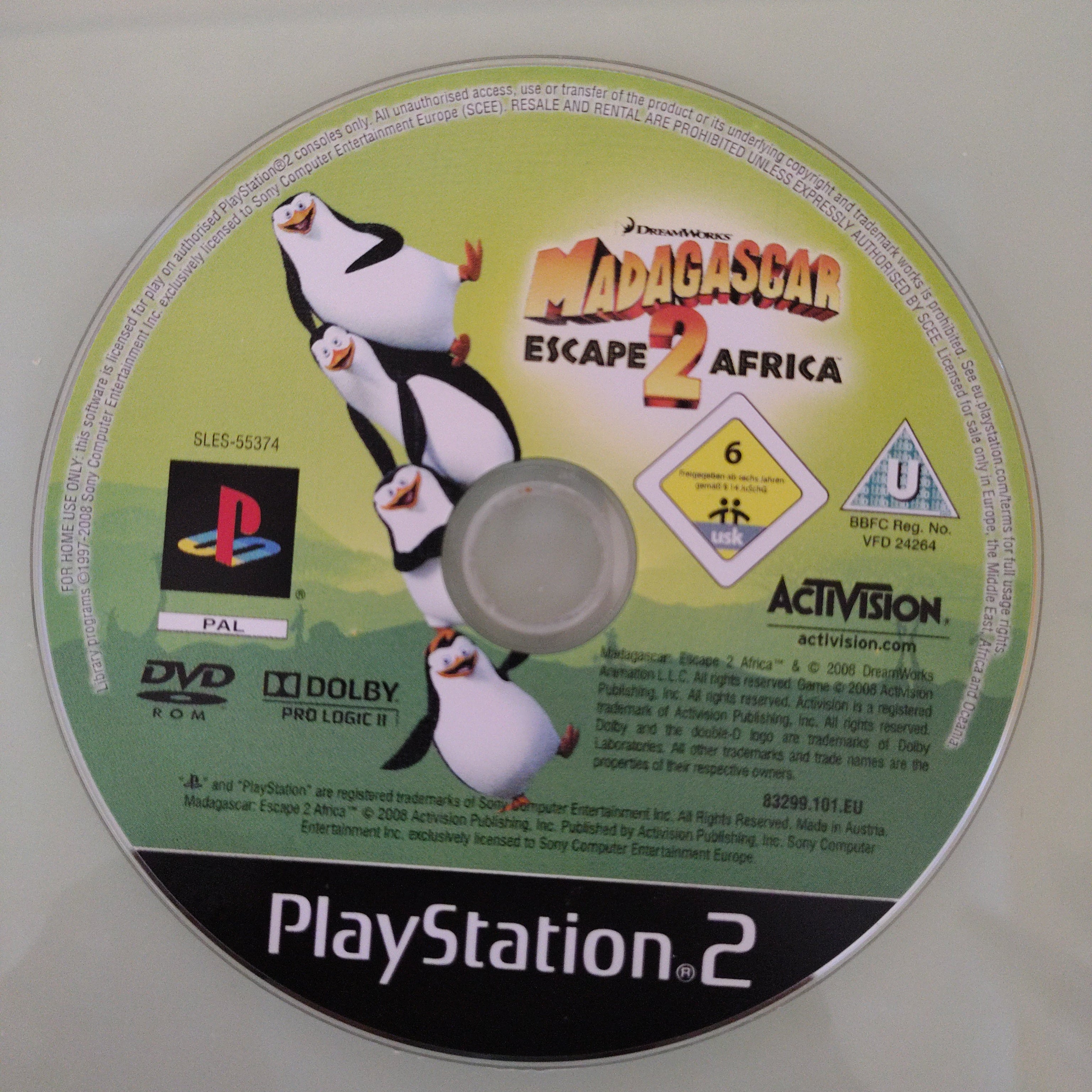 Madagascar: Escape 2 Africa ( solo disco)