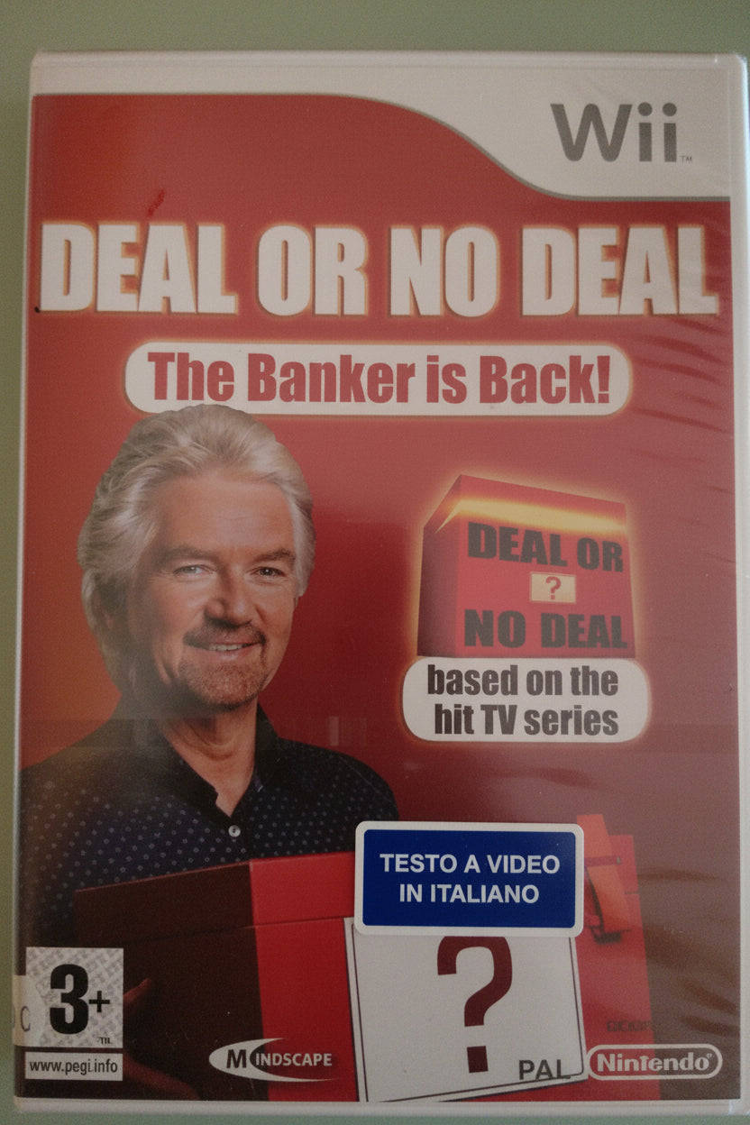 Deal or No Deal: The Banker Is Back (Wii) PEGI 3+ Quiz FREE nuovo