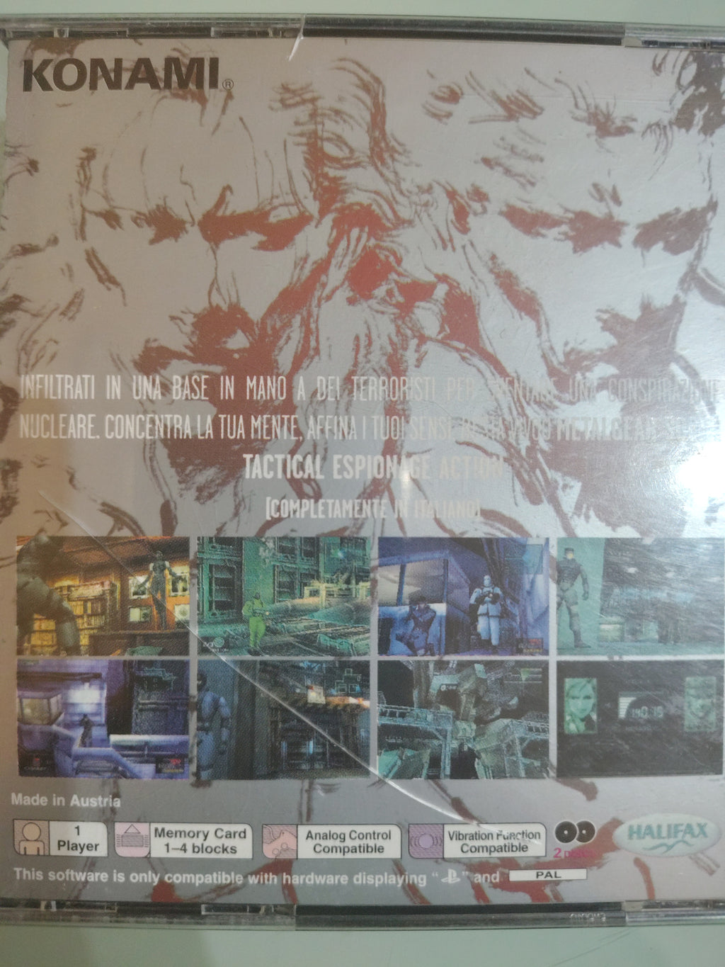 METAL GEAR SOLID DEMO SILENT HILL PAL ITA