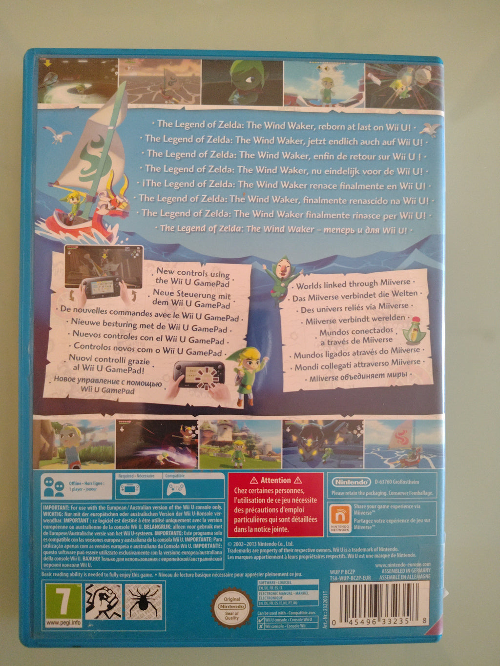 The Legend of Zelda:the Wind Waker HD pal