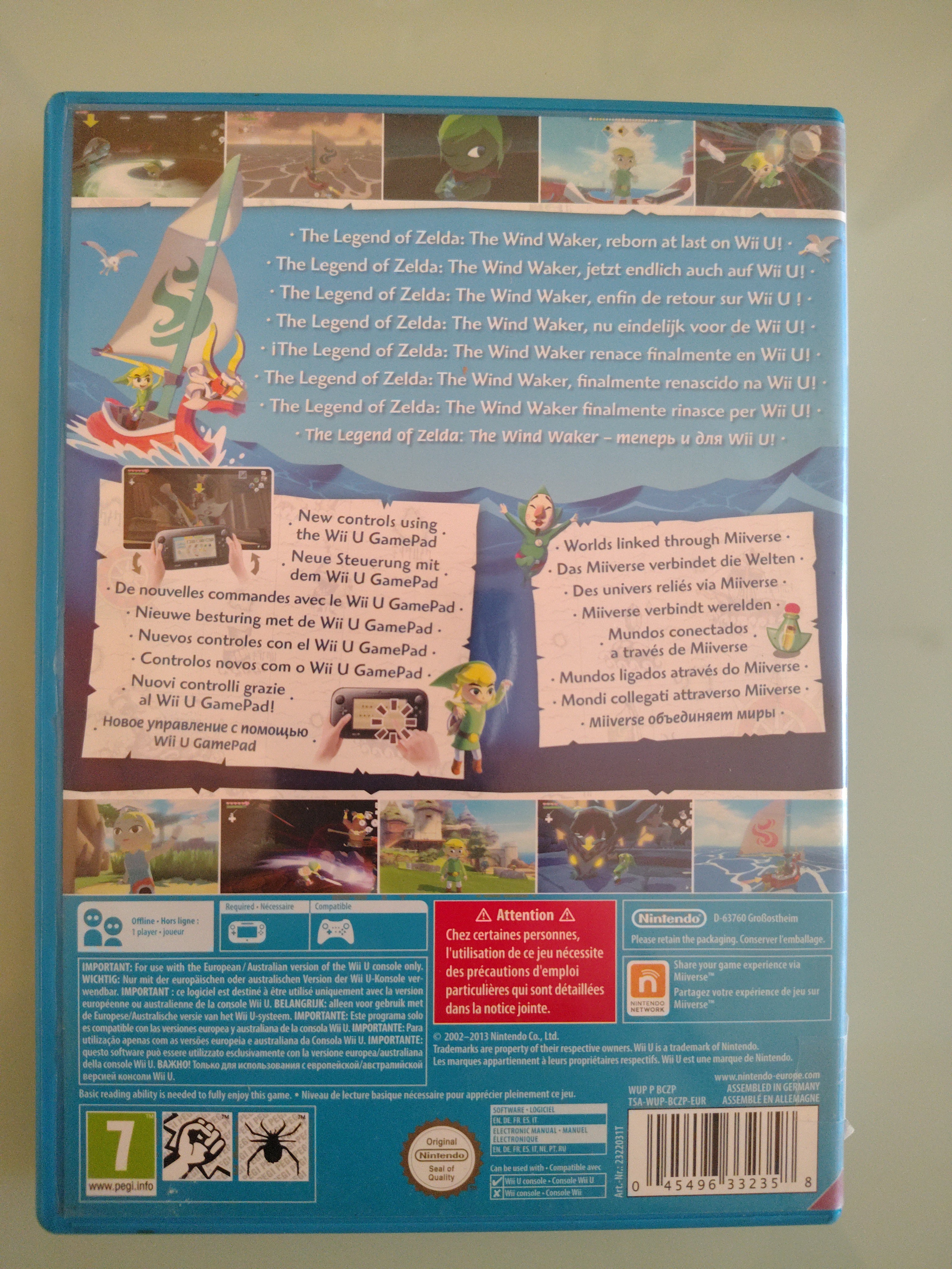 The Legend of Zelda:the Wind Waker HD pal