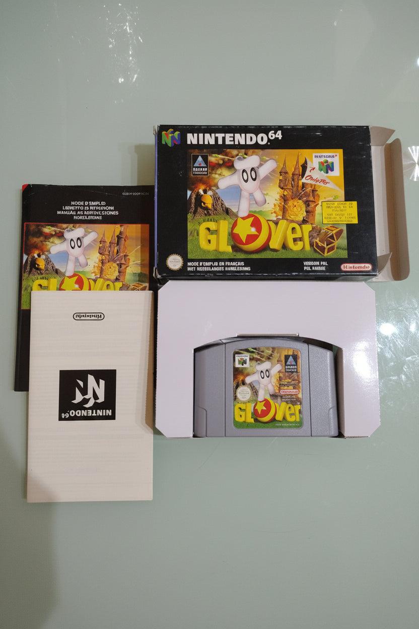 Glover CIB Complete Nintendo  N64 PAL EUR