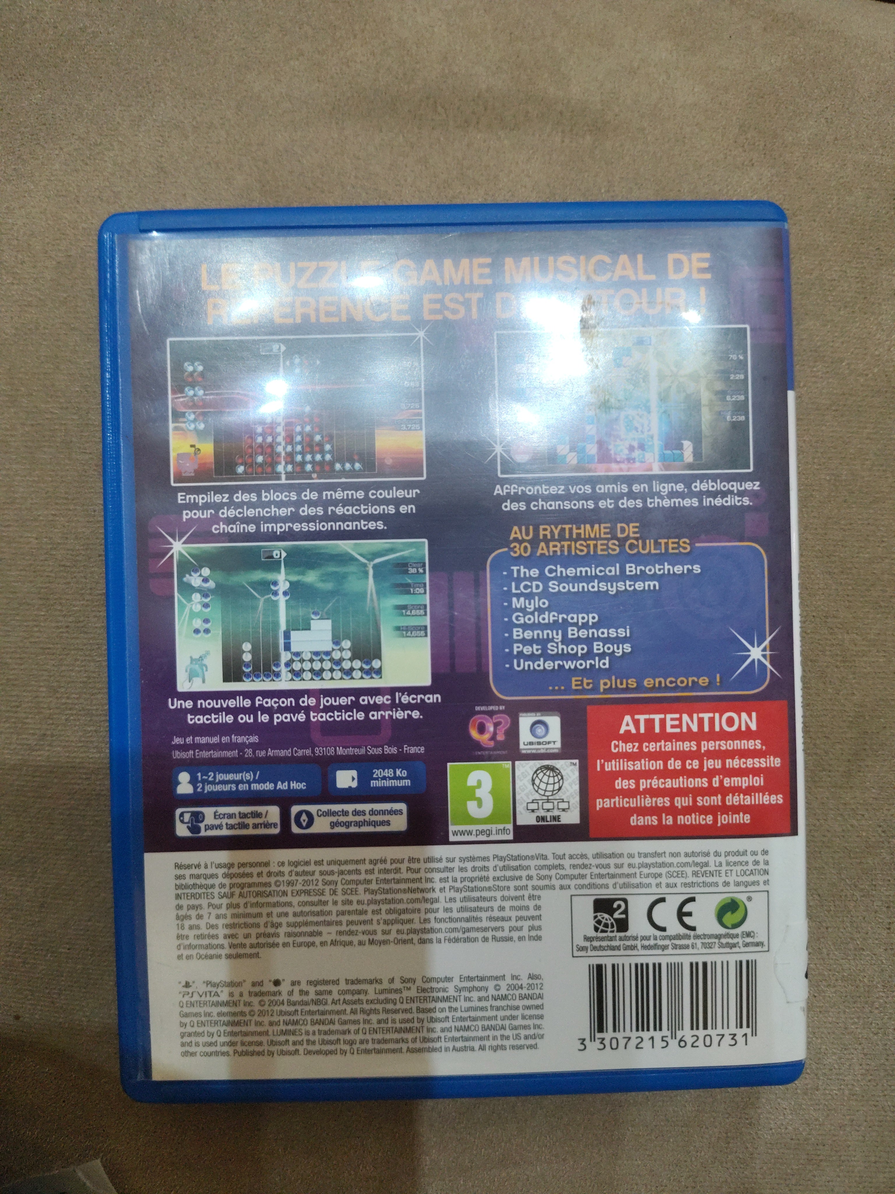 Lumines Electronic Symphony  PAL