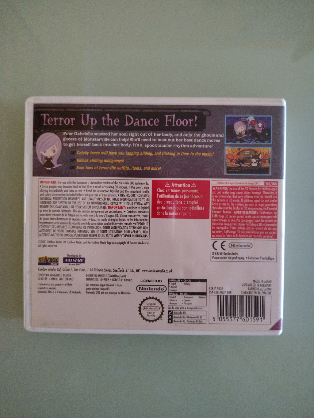 Gabrielle's Ghostly Groove 3D (Nintendo 3DS, 2011)
