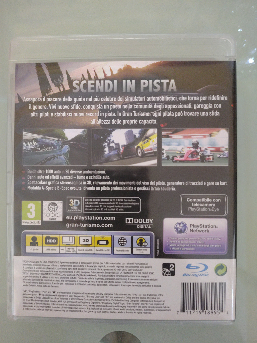 GRAN TURISMO 5  PRIMA STAMPA PAL ITALIANO