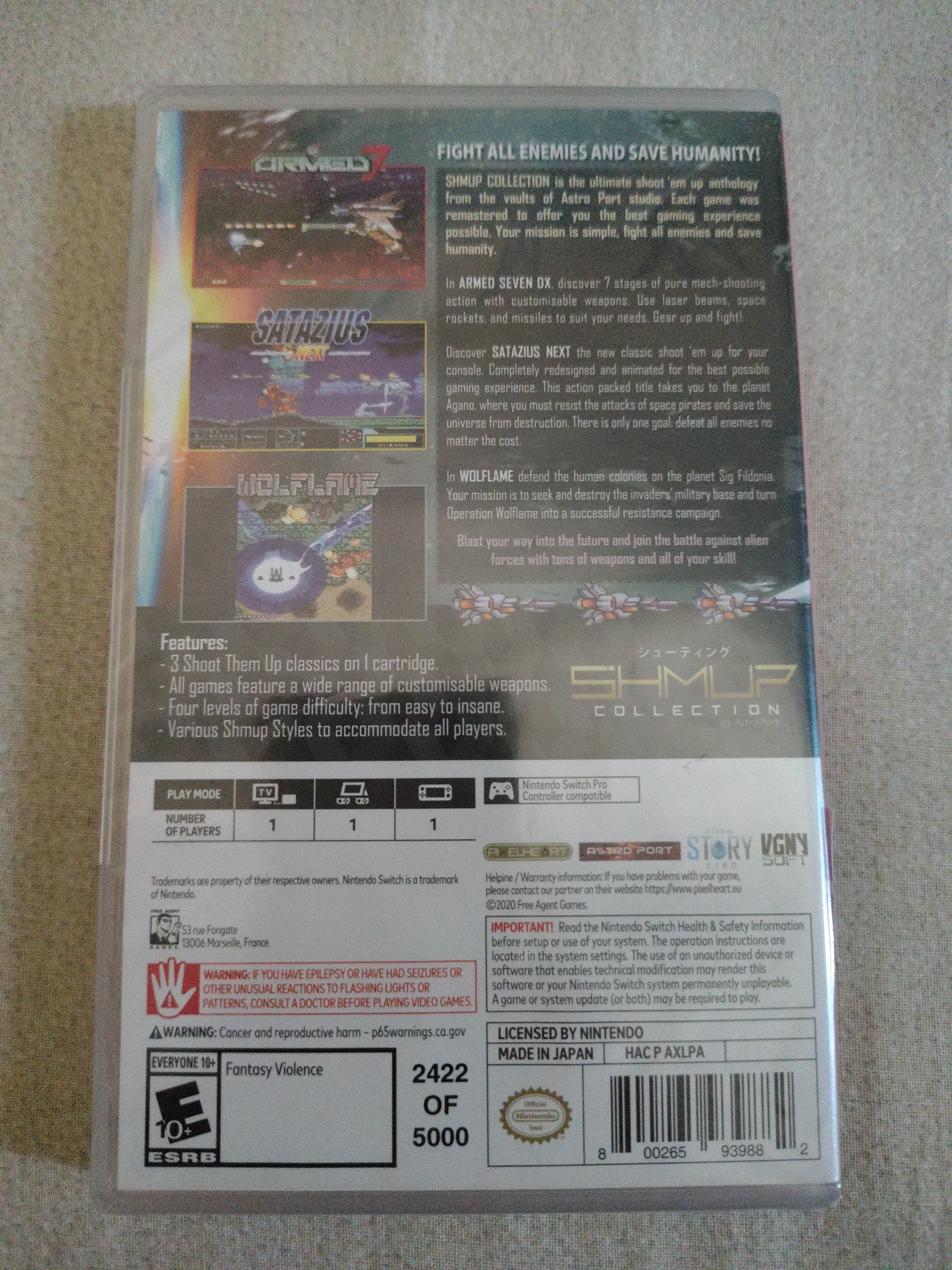 SHMUP Collection Brand New Sealed