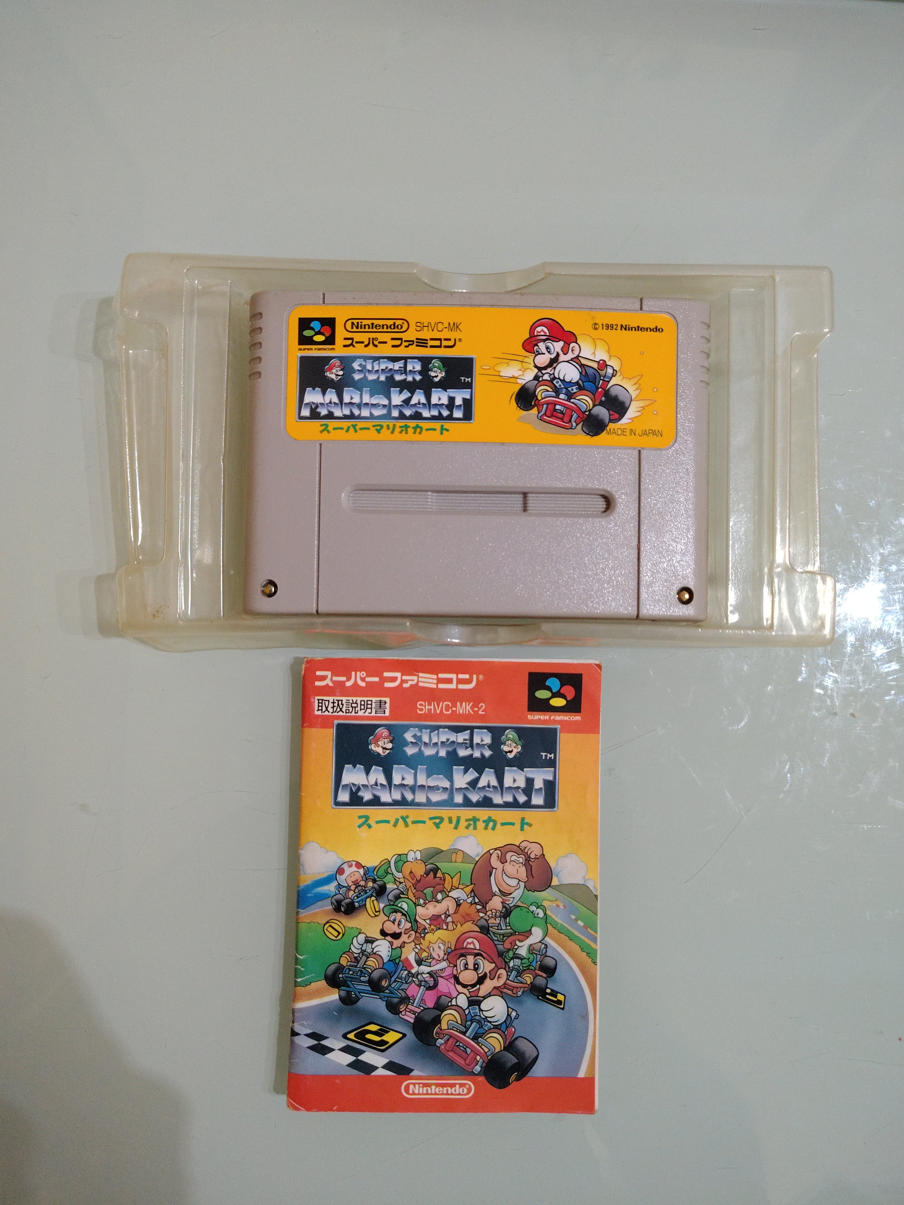 SUPER MARIO KART BROS NINTENDO SUPER FAMICOM SNES GIAPPONESE IMPORT JAP